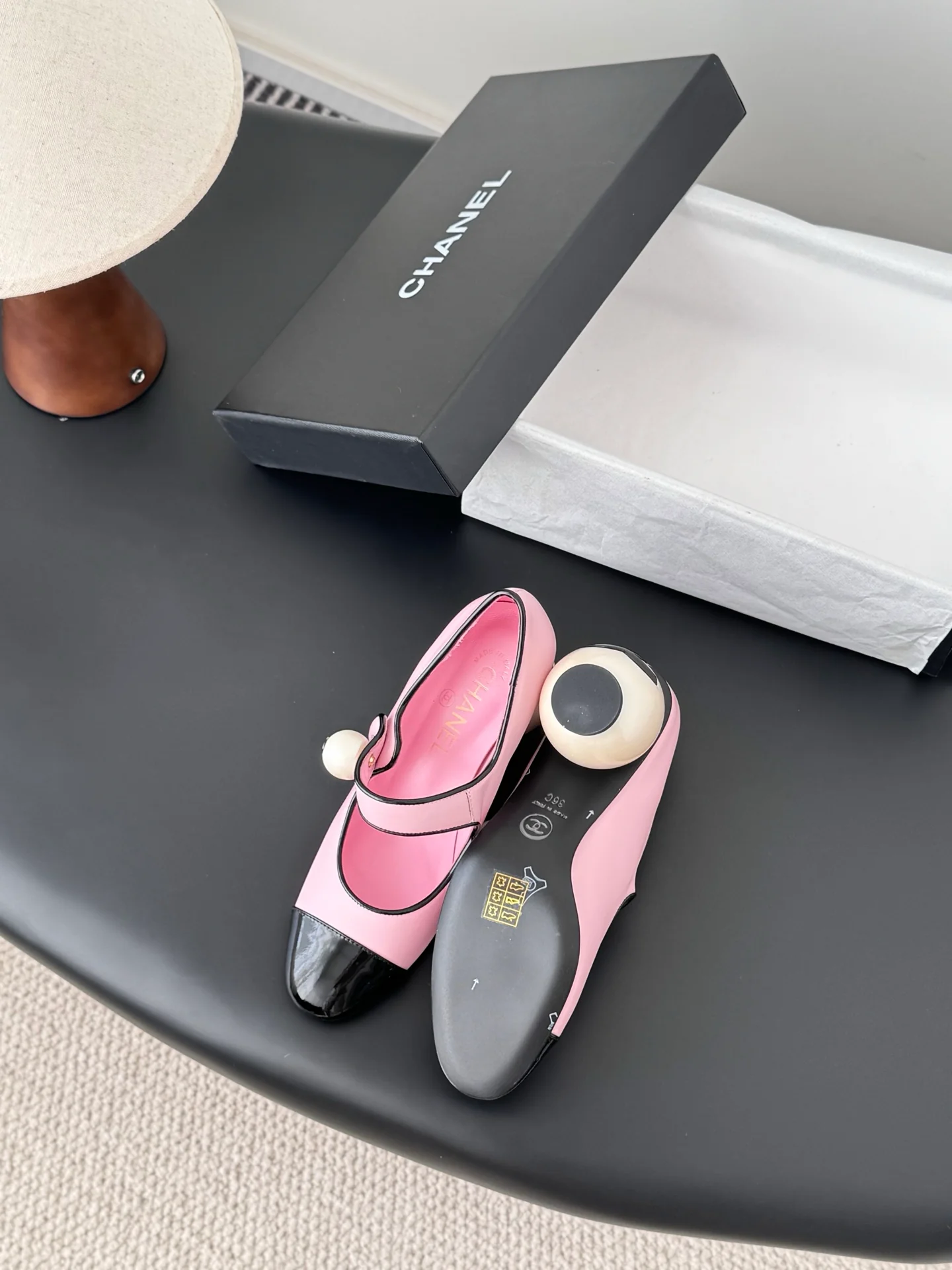 Chan 25fw mary jane chunky heel