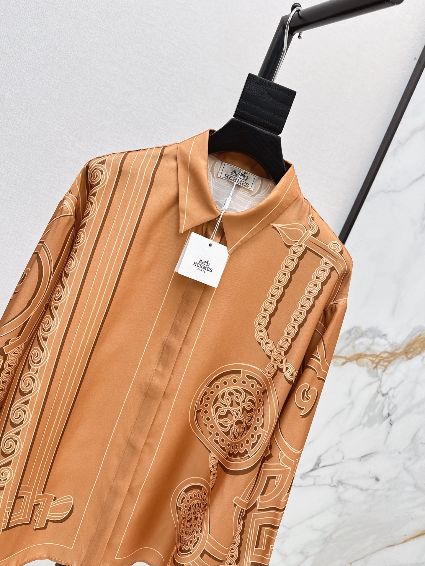Her 26fw print silk dress