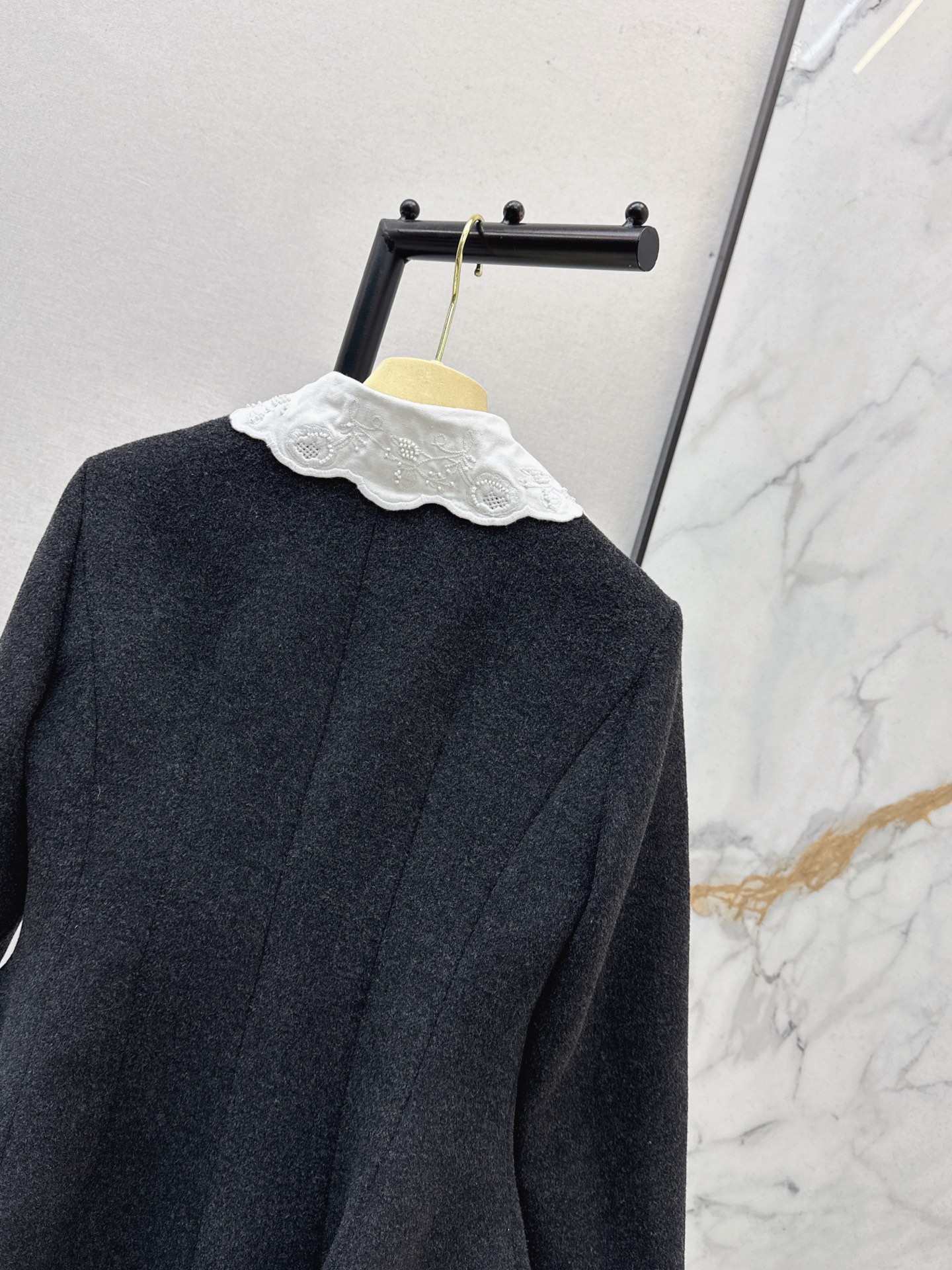Miu 26fw woolen jacket dress