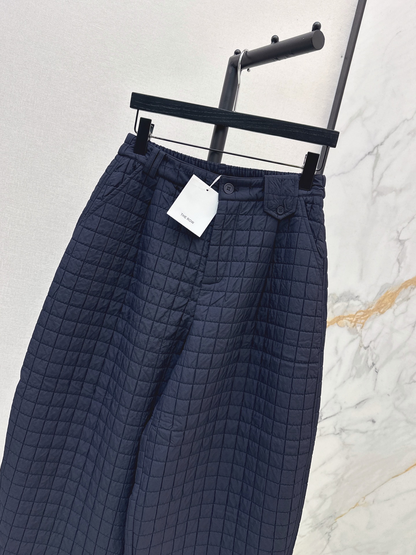 Brun 26fw cropped padded pants