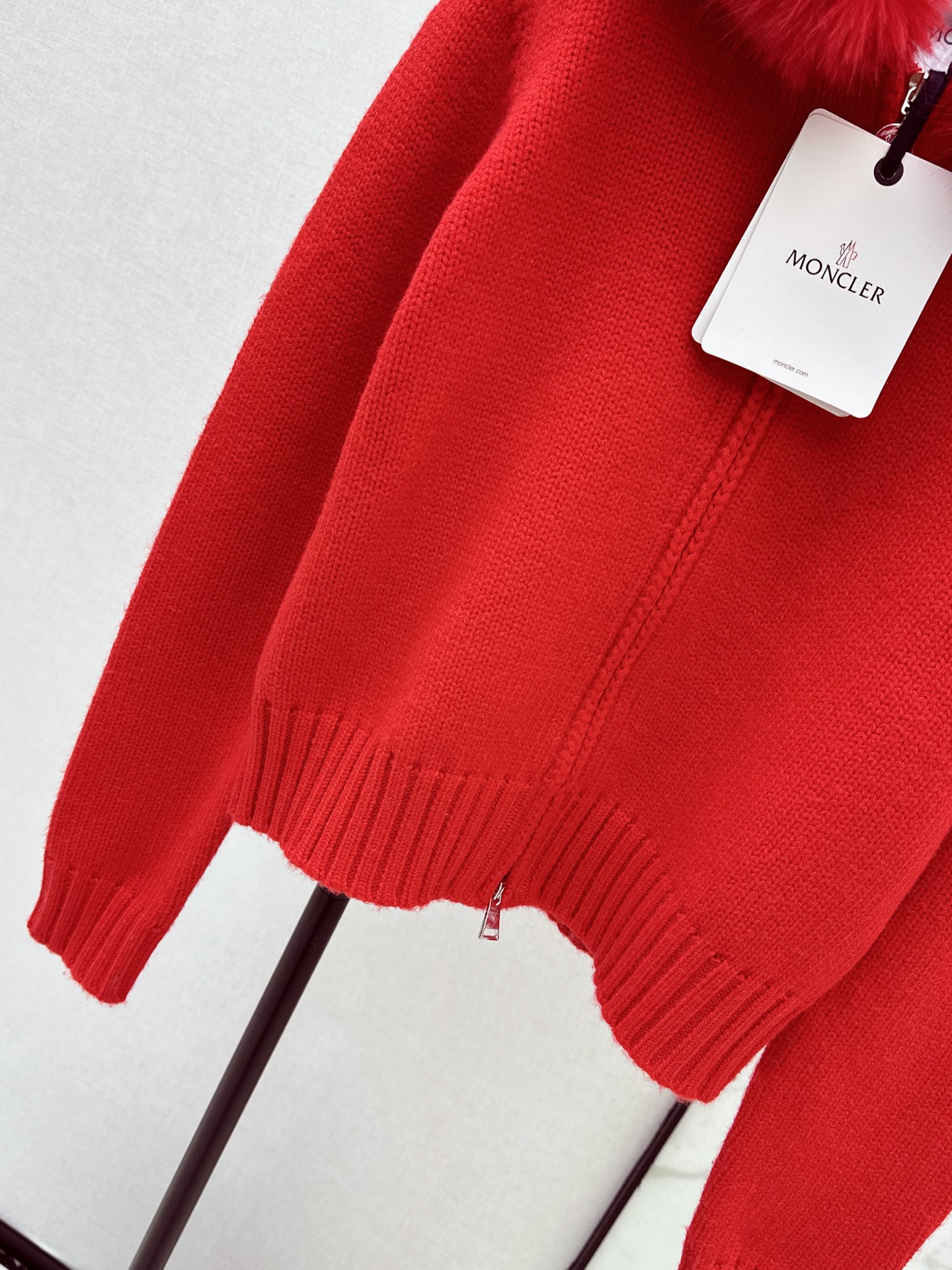 Monc 26fw hooded knit jacket