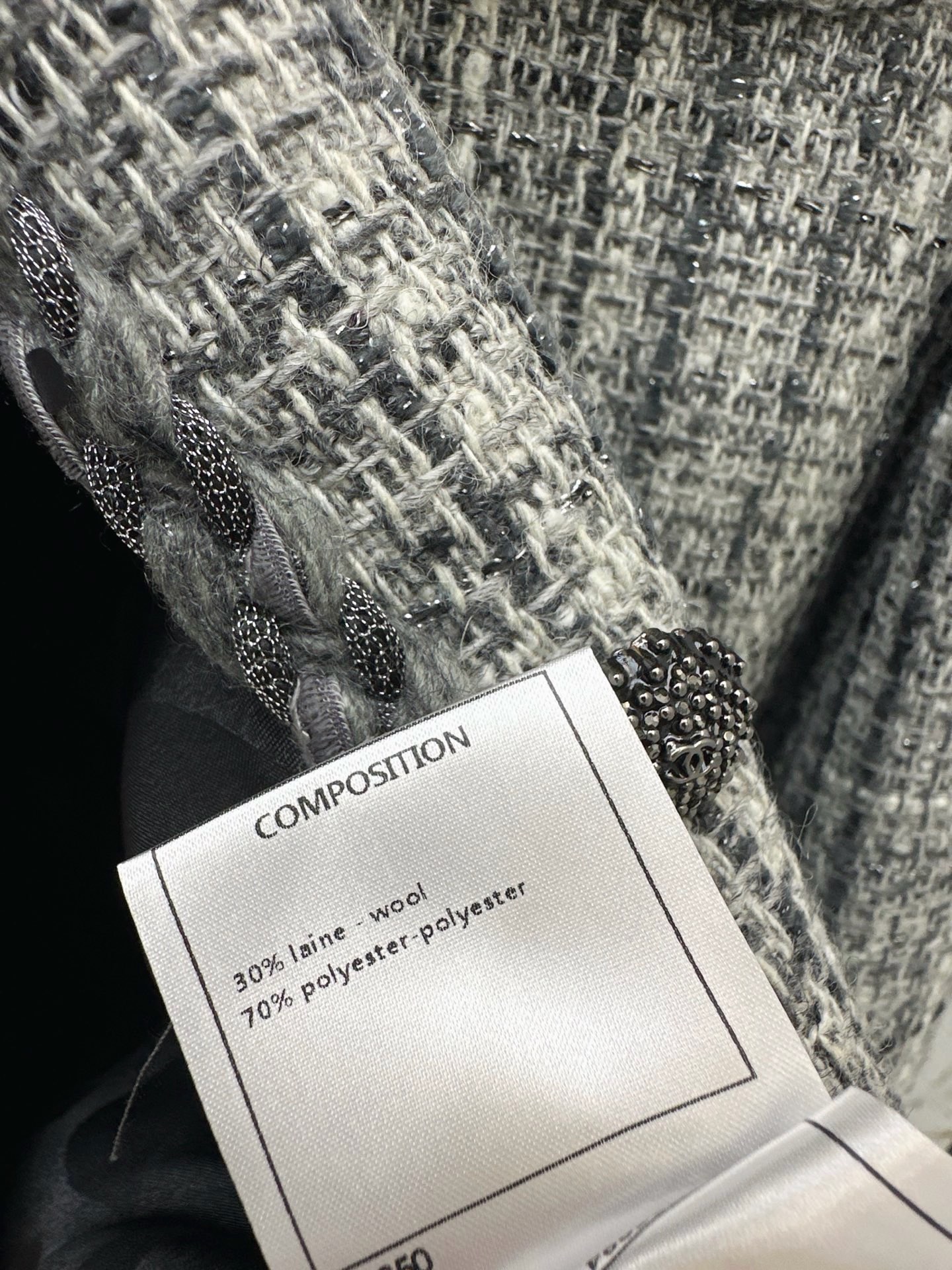 Chan 26fw tweed woven jacket