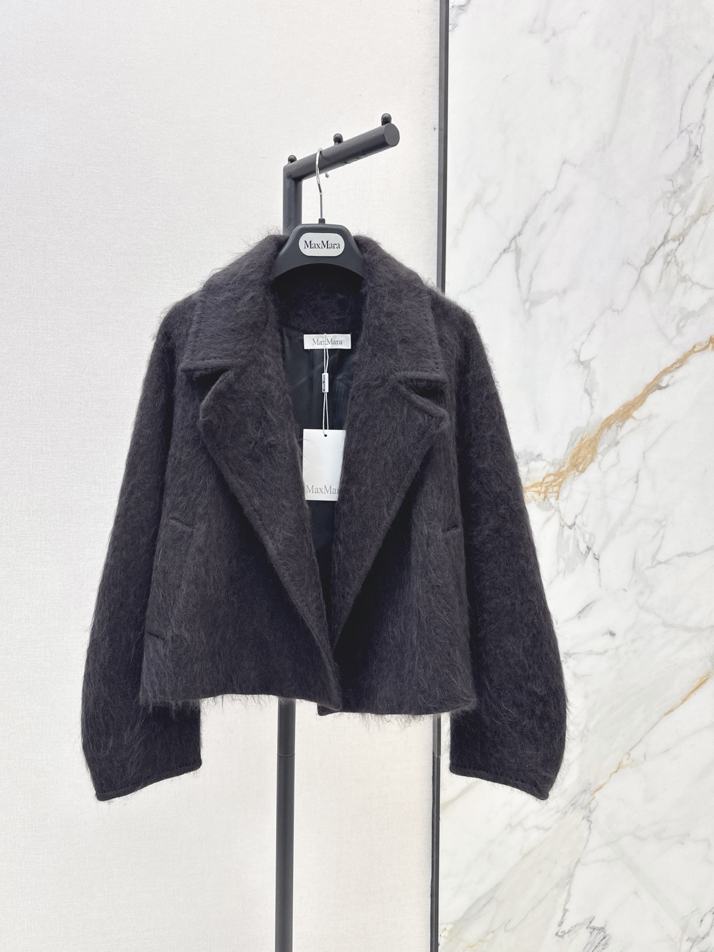 Max 26fw cropped woolen jacket