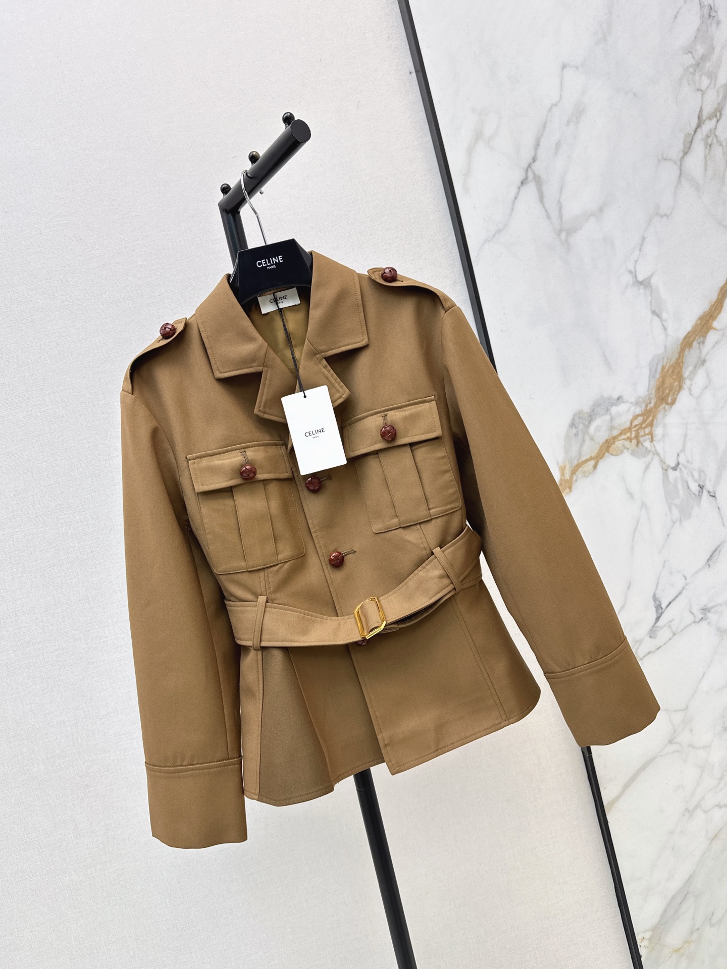 Celi 26fw belted jacket