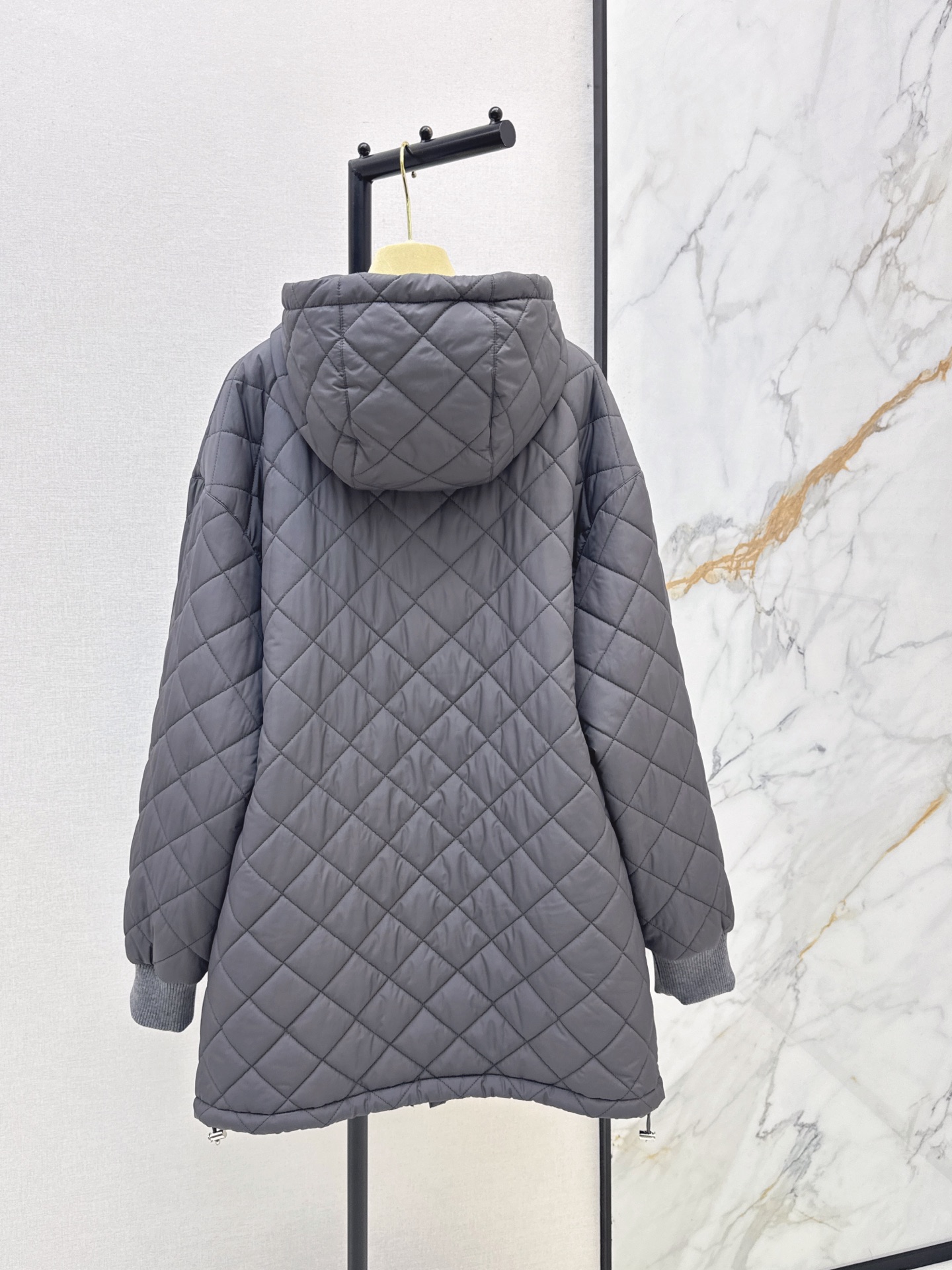 Miu 26fw hooded padded jacket