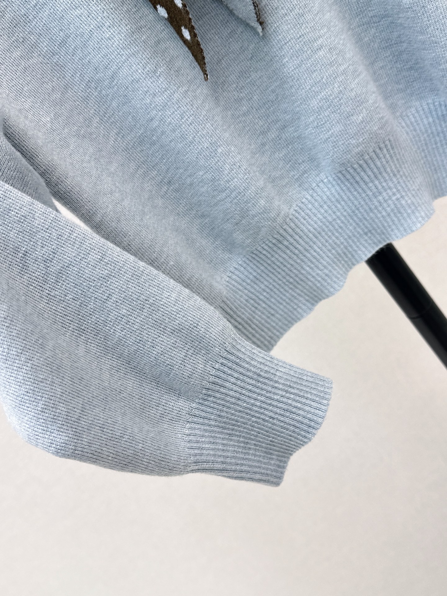 Miu 26fw bow tie knit sweater