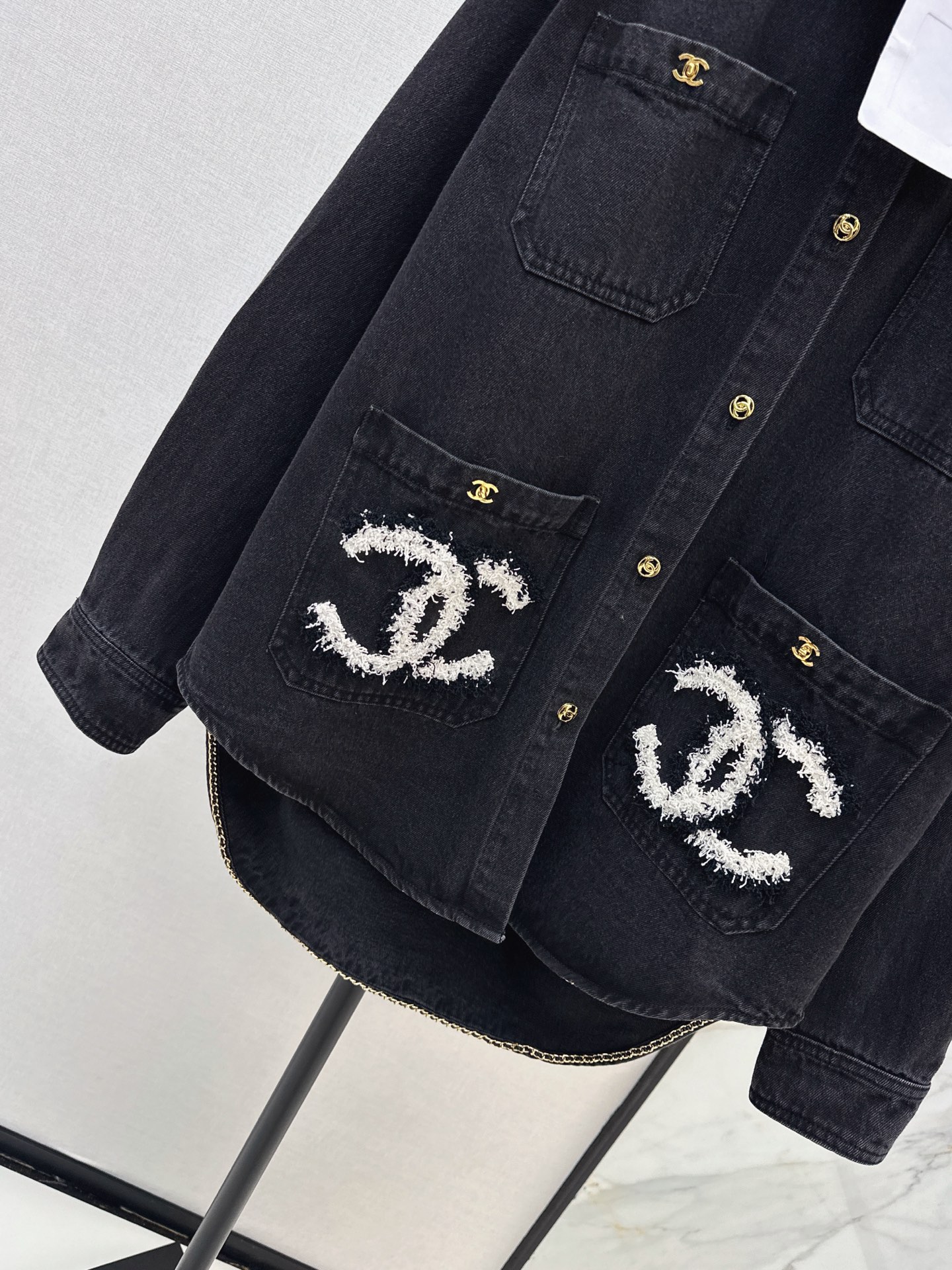 Chan 26fw denim shirt jacket
