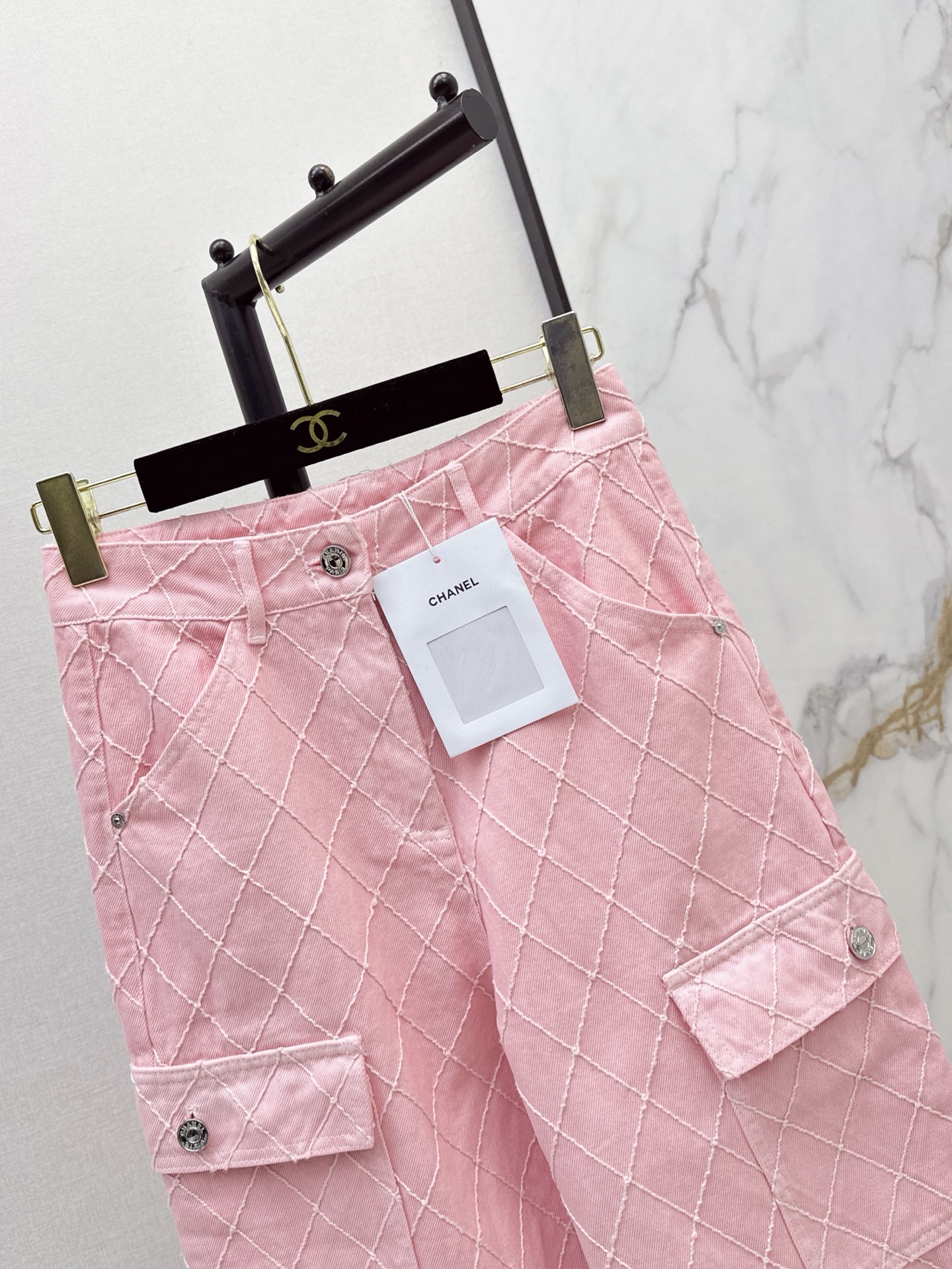 Chan 26ss embroidery denim pants