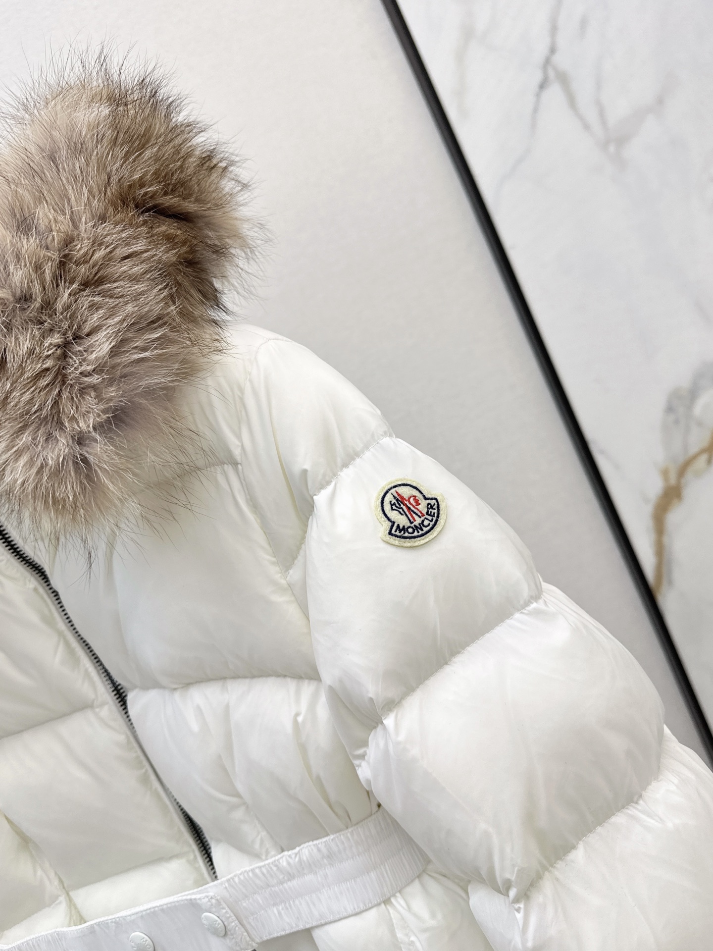 Monc 26fw hooded down jacket