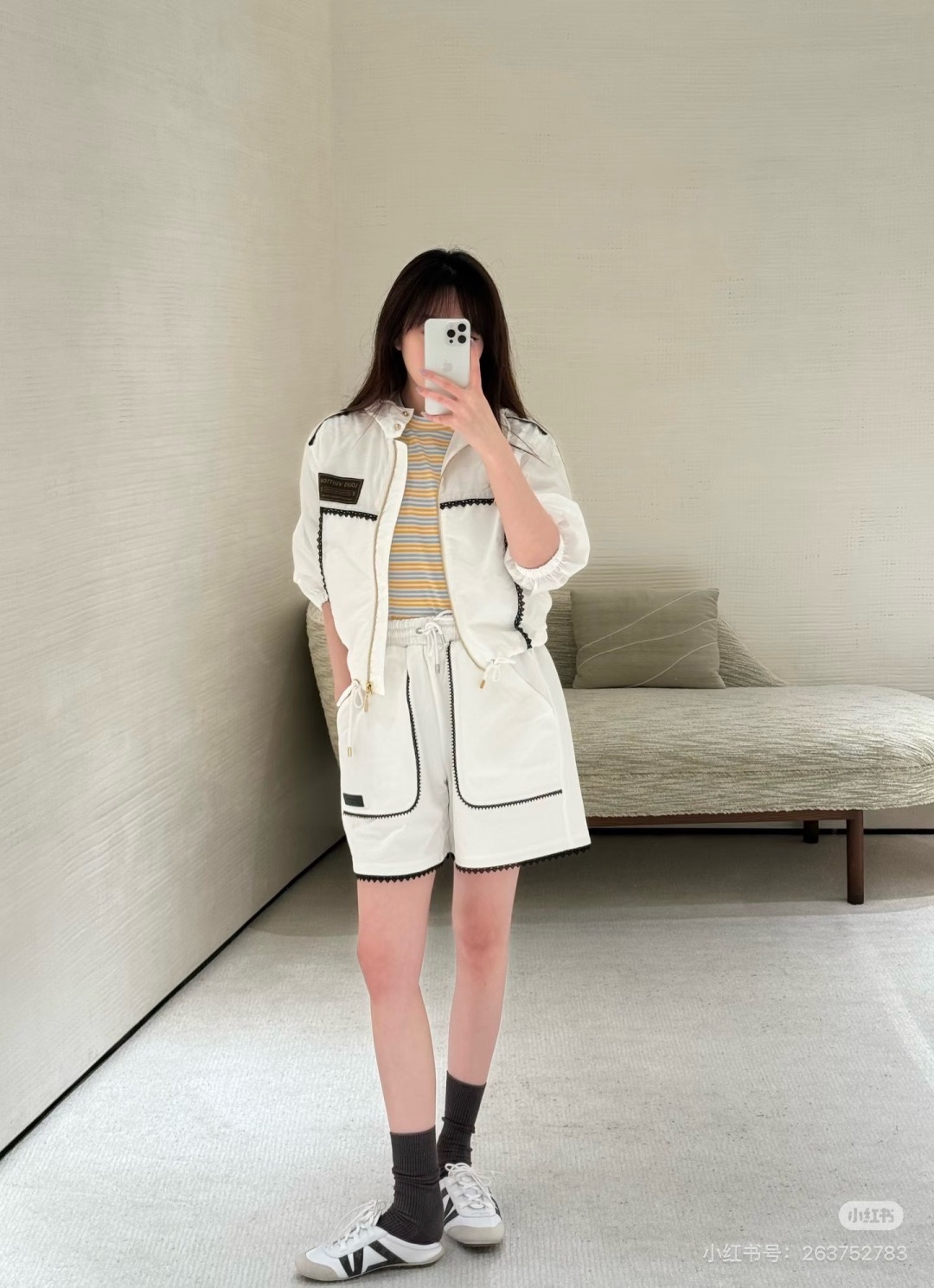 Loui 26ss lace trim jacket