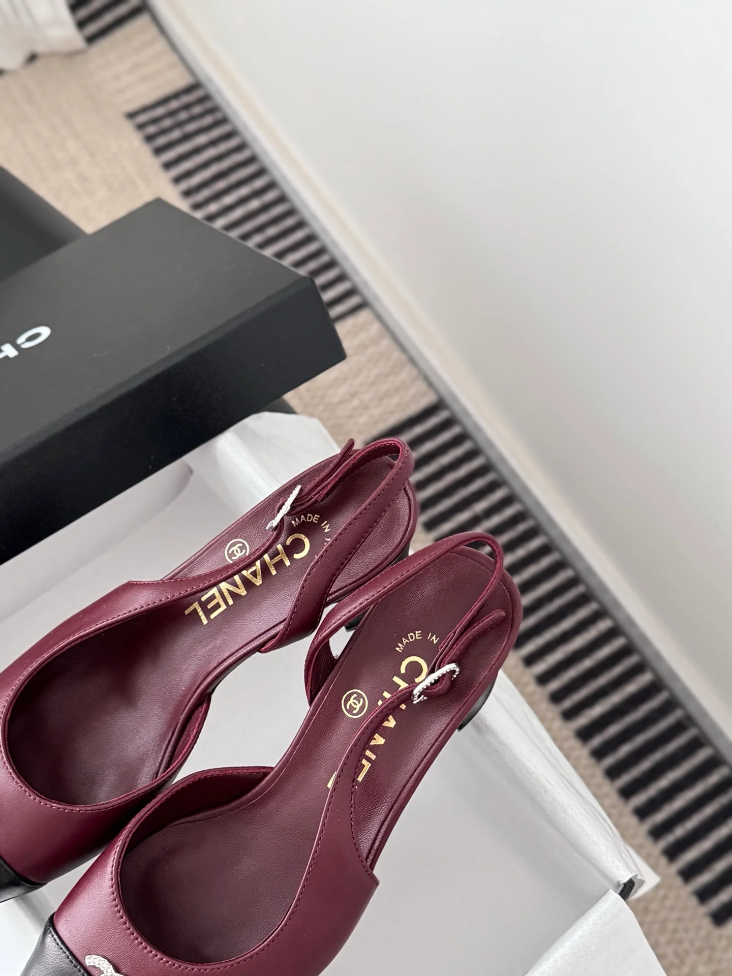 Chan 25fw mary jane chunky heels