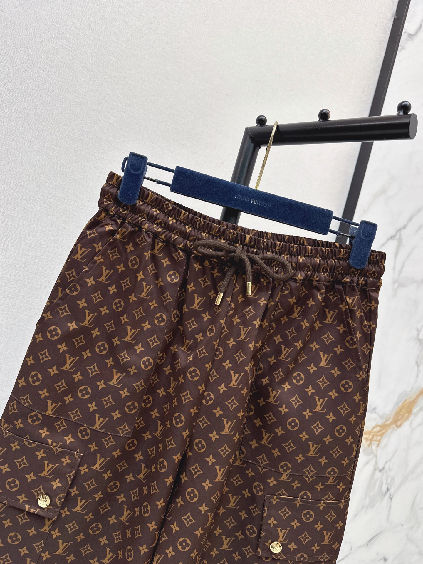 Loui 26fw print wide-leg pants