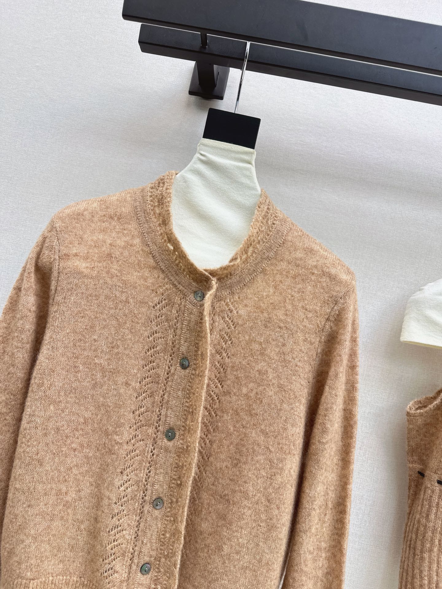 ES 26fw wool knit vest cardigan sets