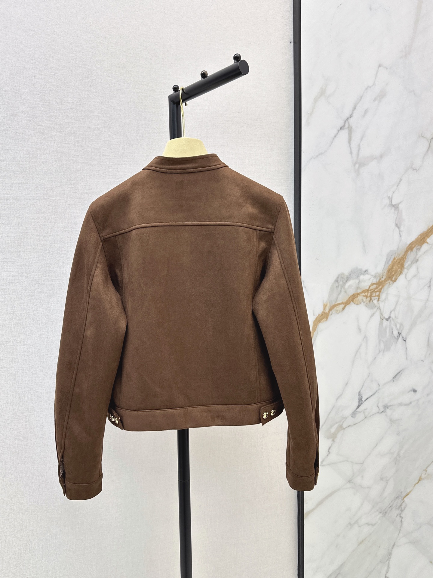 Miu 26fw zip-up cropped jacket
