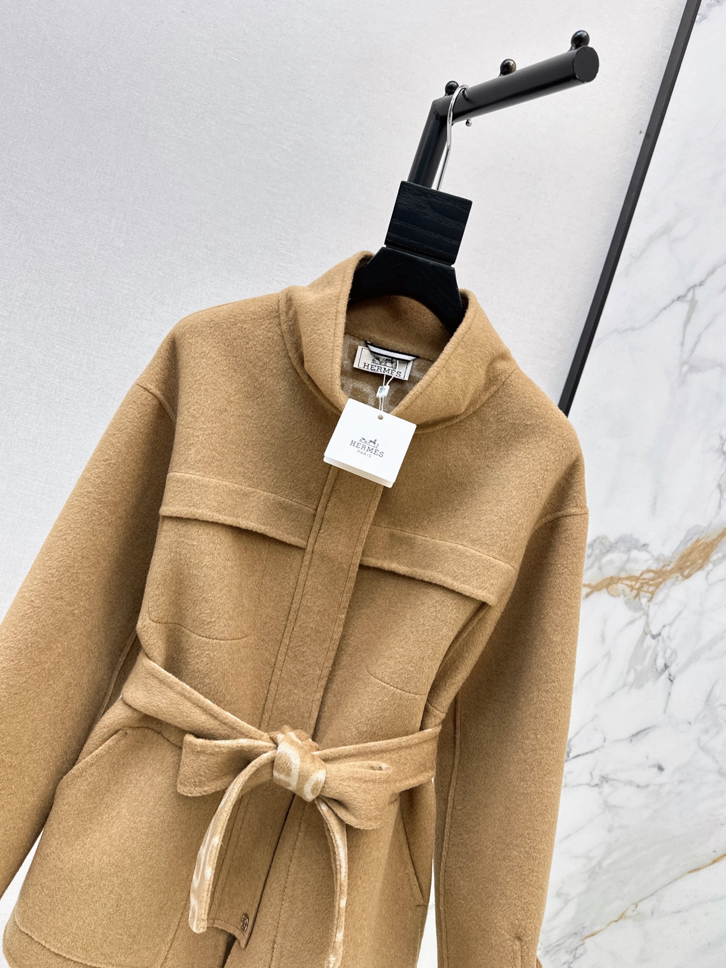 Her 26fw belted overcoats