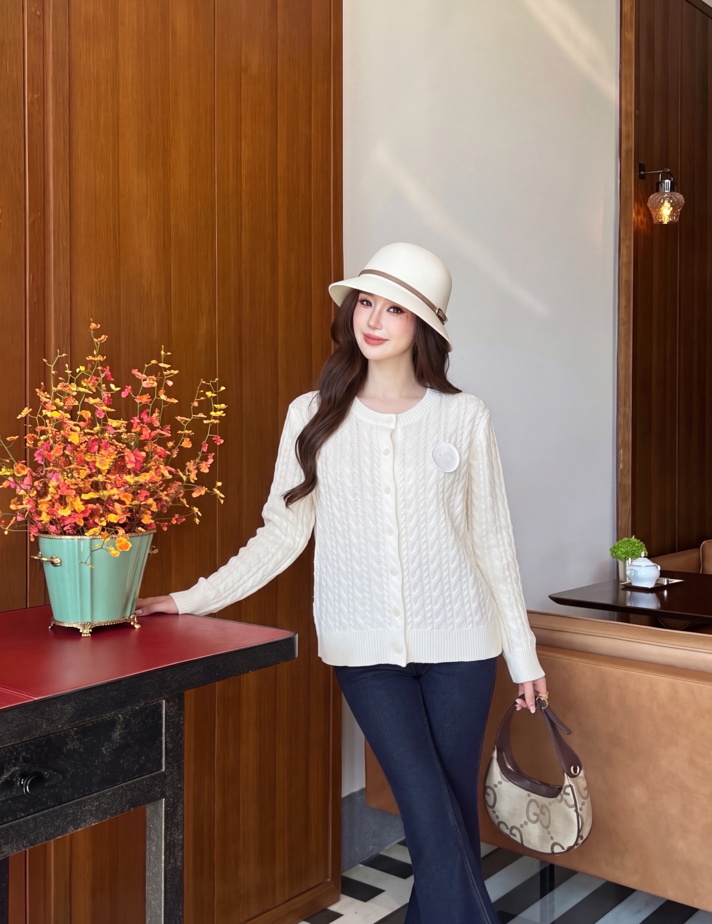 CD 26fw knit caedigan