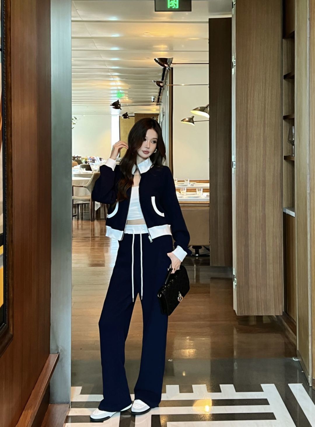 Celi 26fw casual jacket pants sets