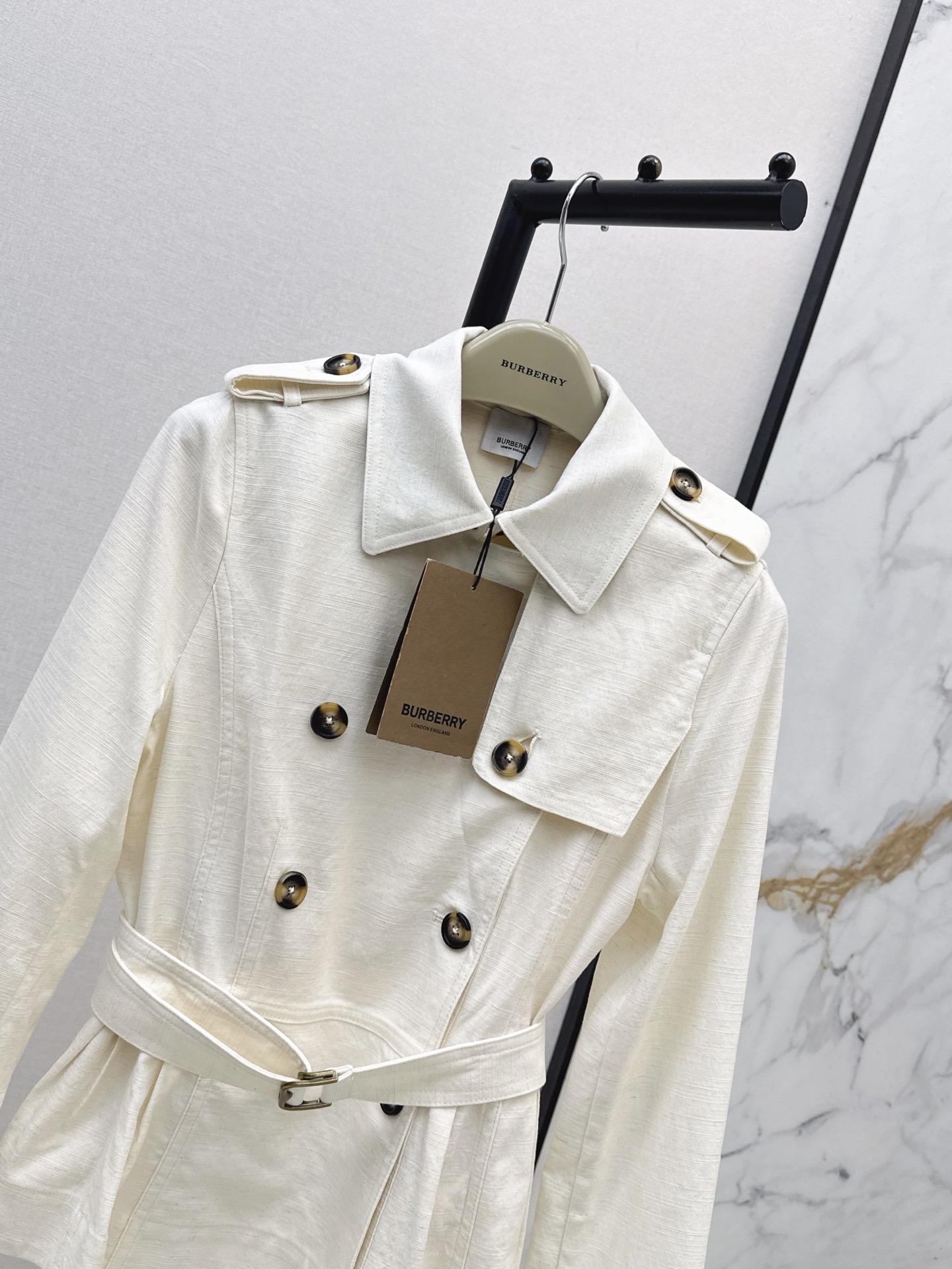Bur 26fw belted trench coats
