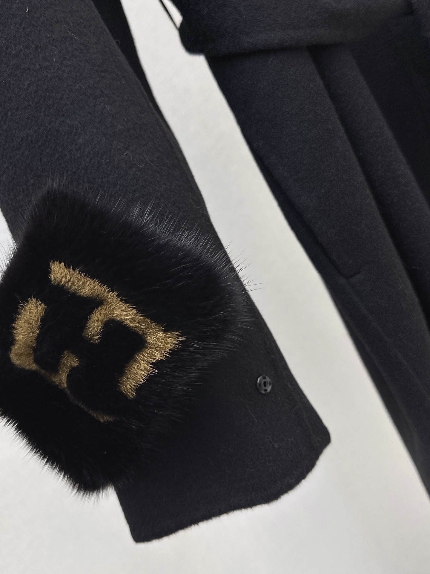 Fen 26fw belted overcoats