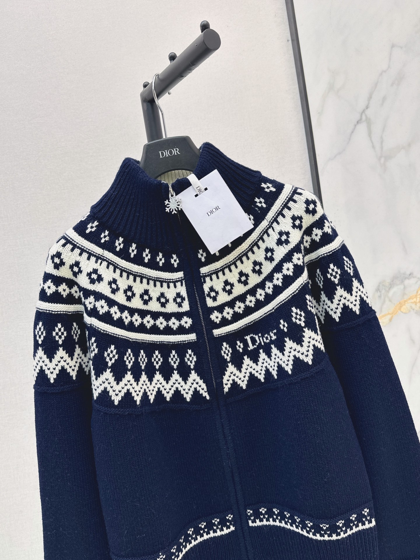 CD 26fw fair isle knit jacket