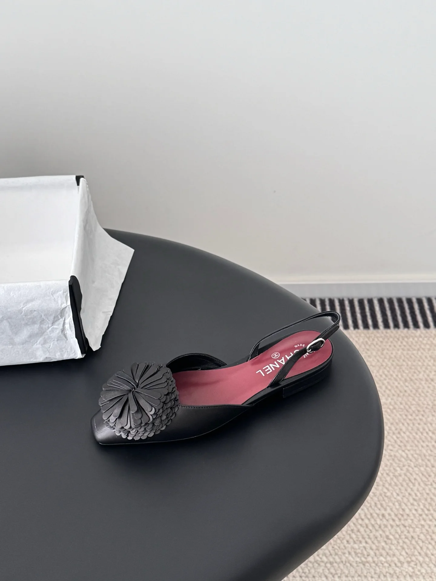Chan 26ss slingback flats