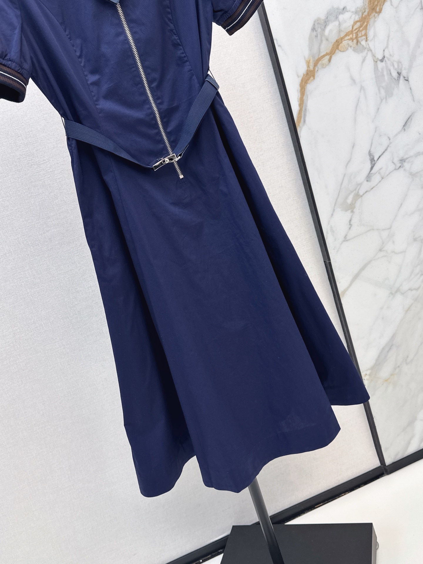 Pra 26fw belted shirt dress