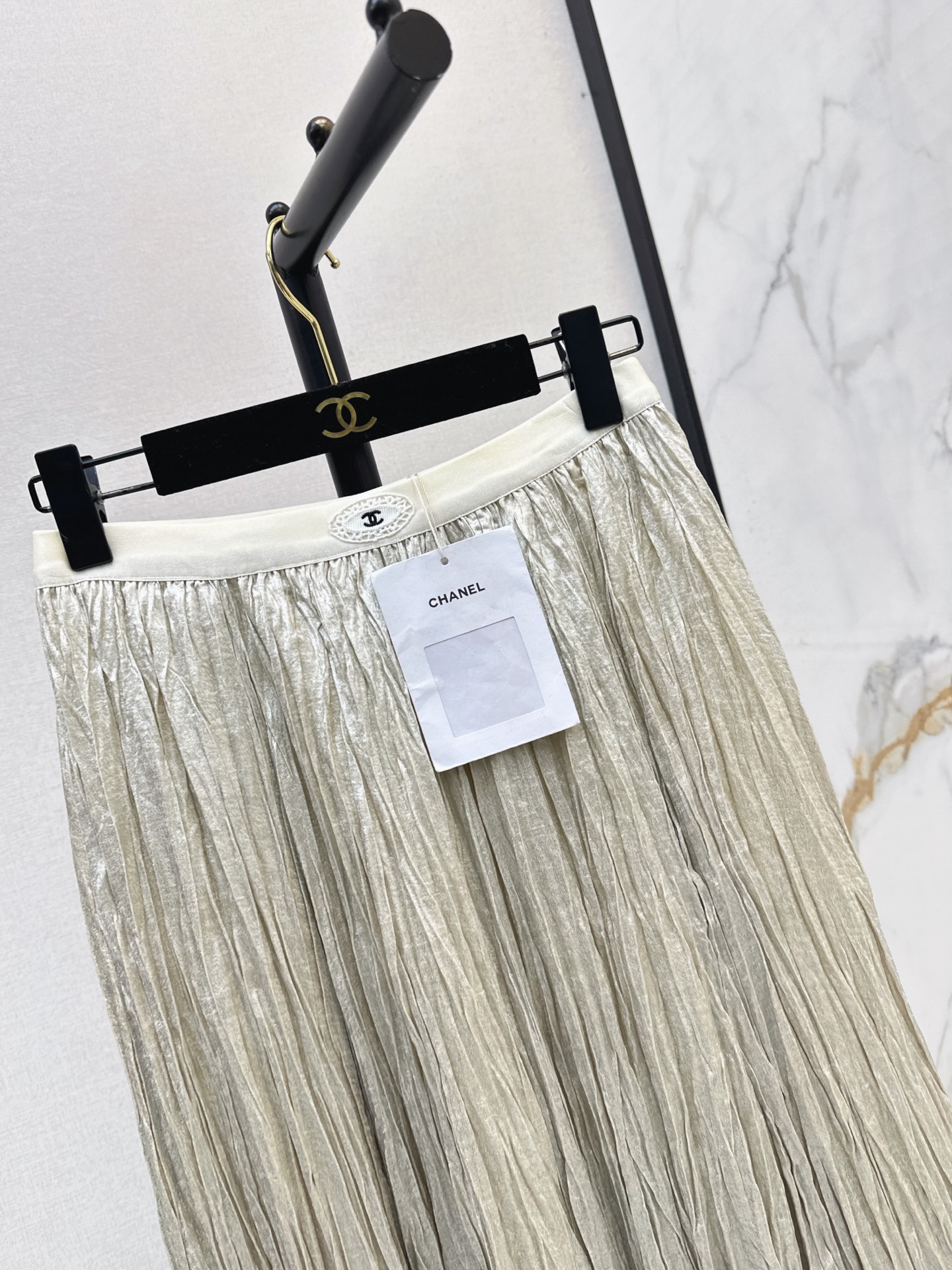 Chan 26fw pleated skirt