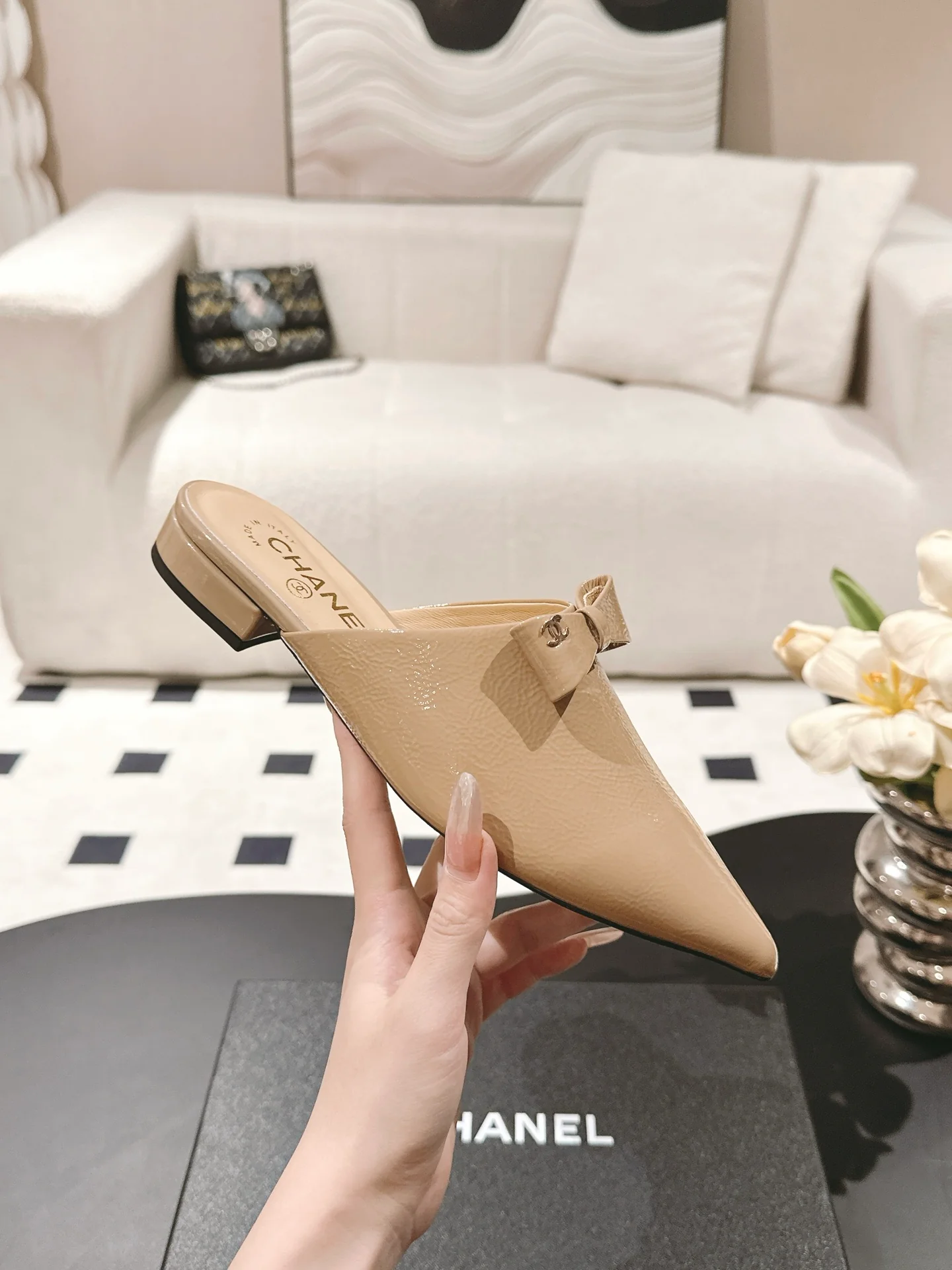Chan 25fw mules