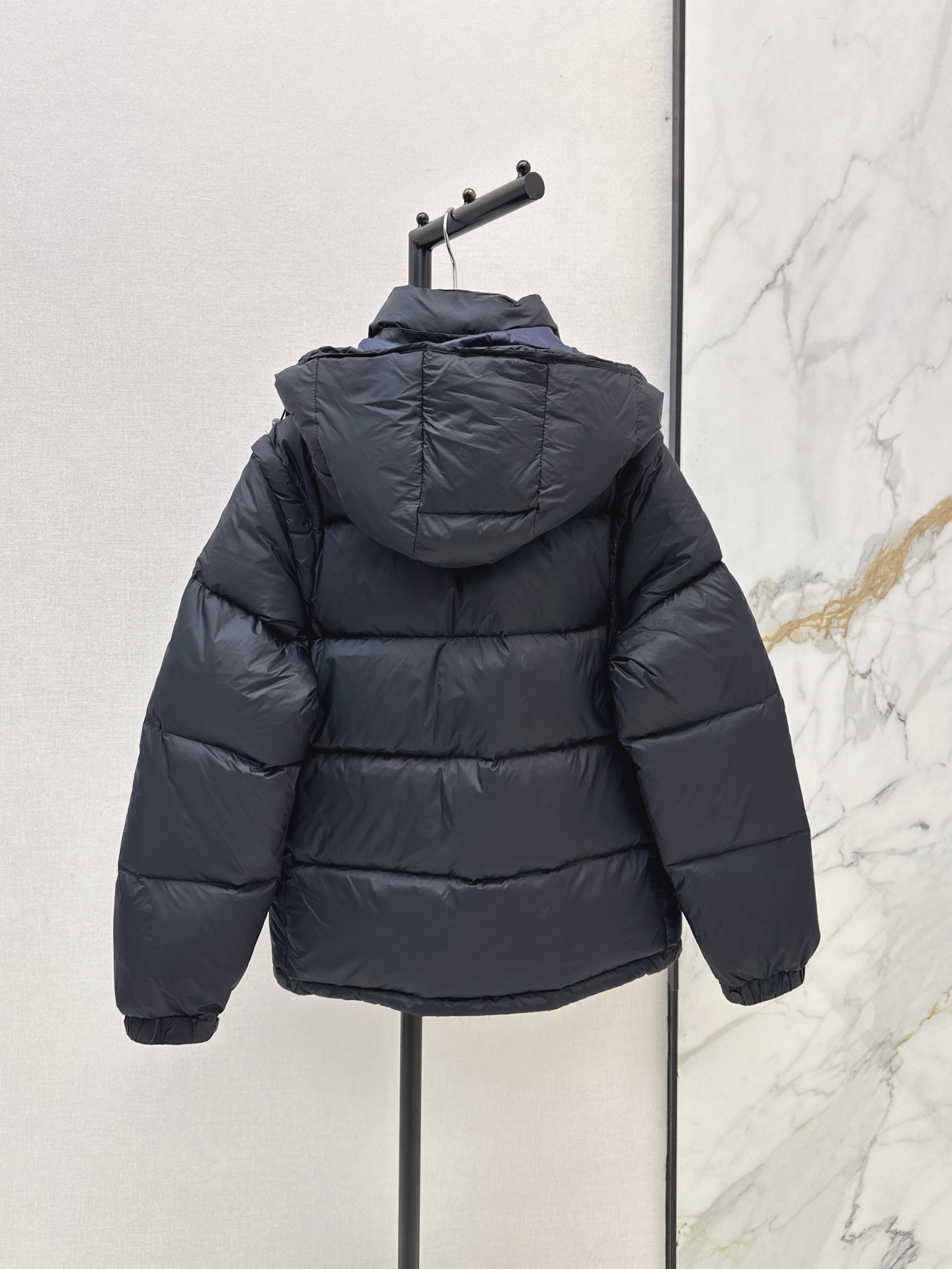 Monc 26fw detachable hooded down jacket
