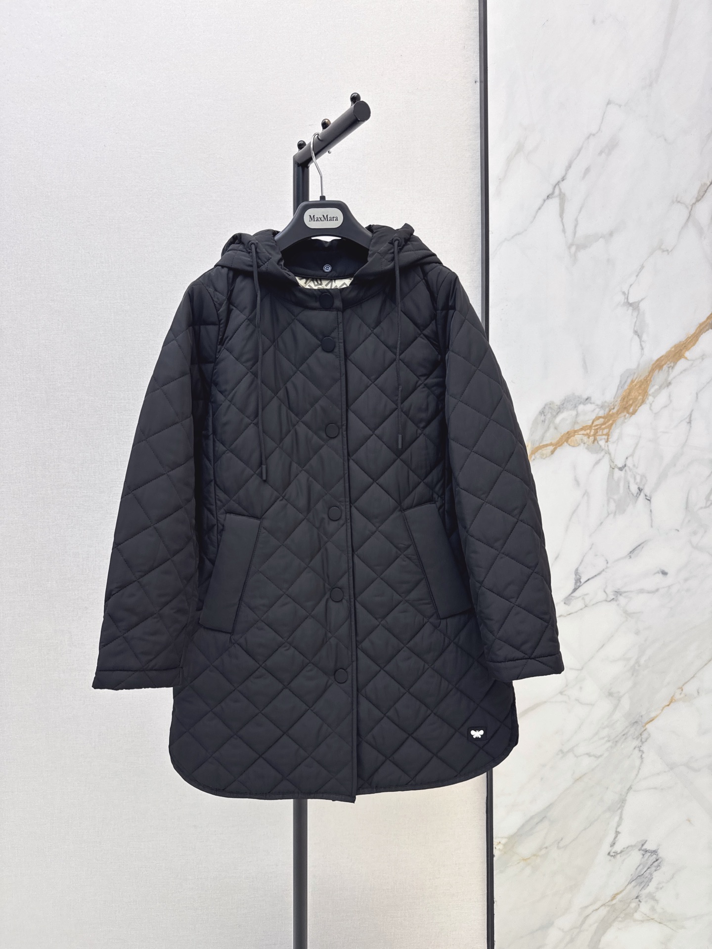 Max 26fw hooded padded jacket