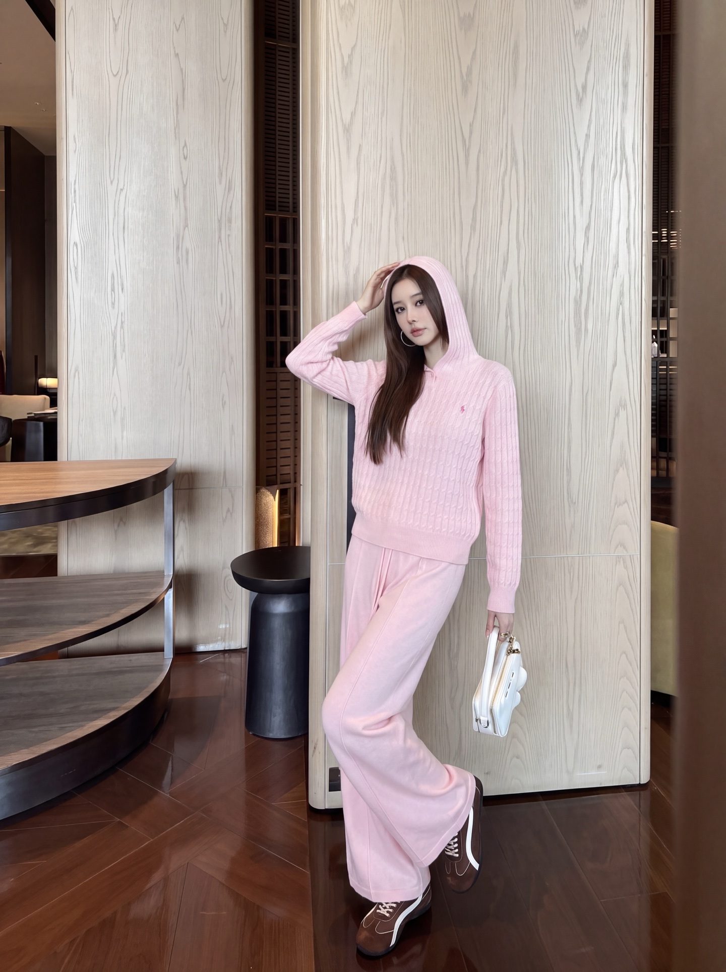 Ralp 26fw woll sweater pants sets