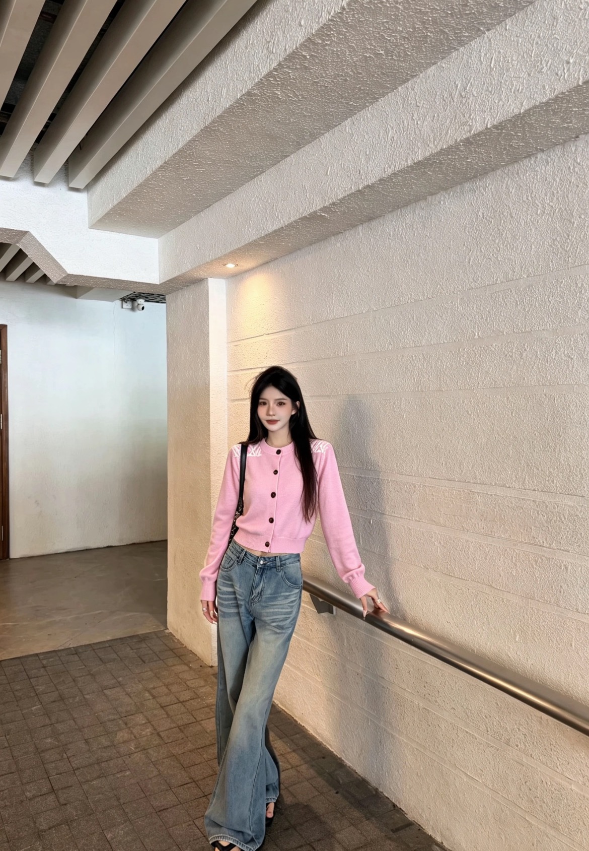 Bur 26fw knit cardigan