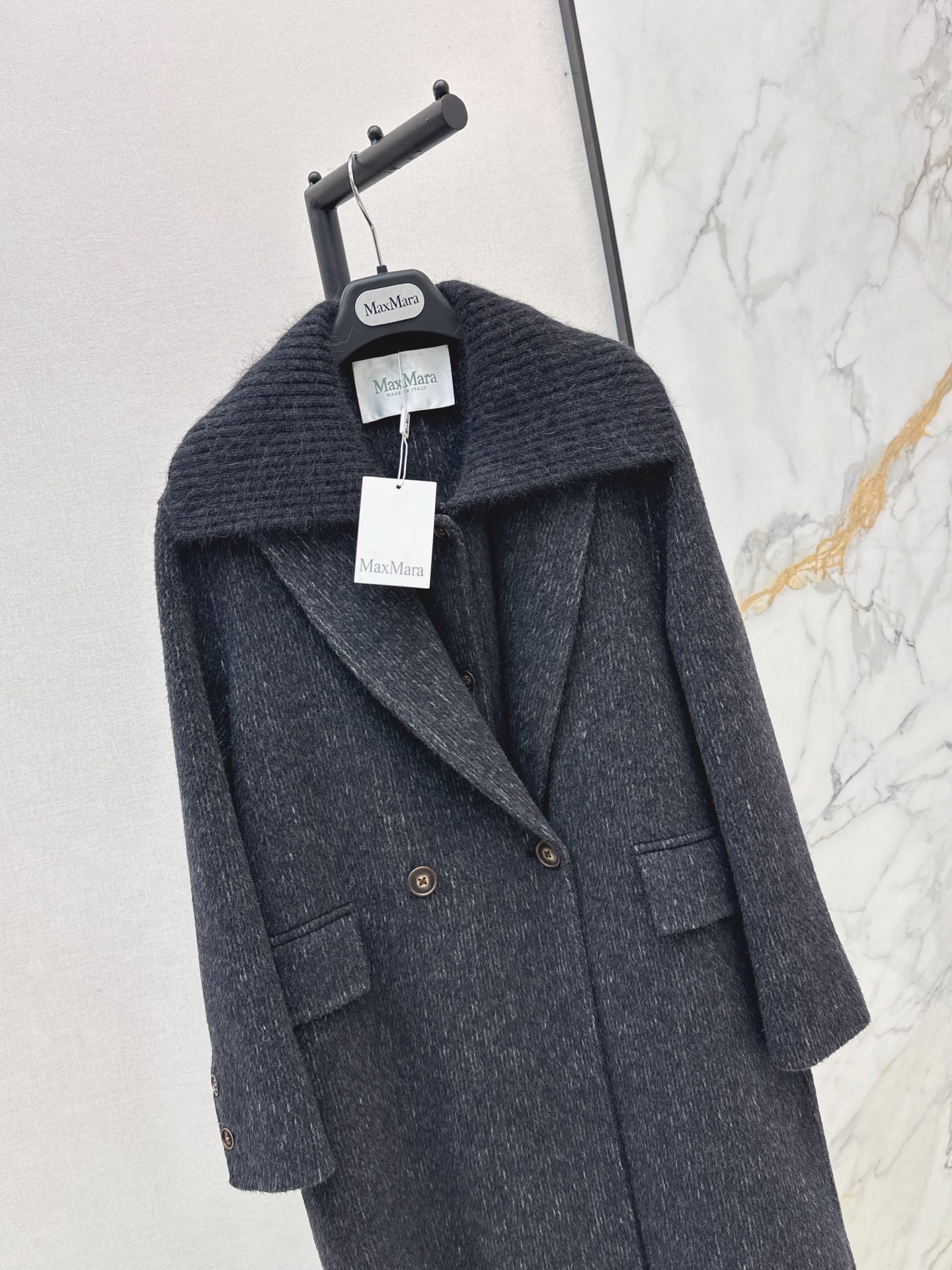 Max 26fw cropped vest overcoats sets