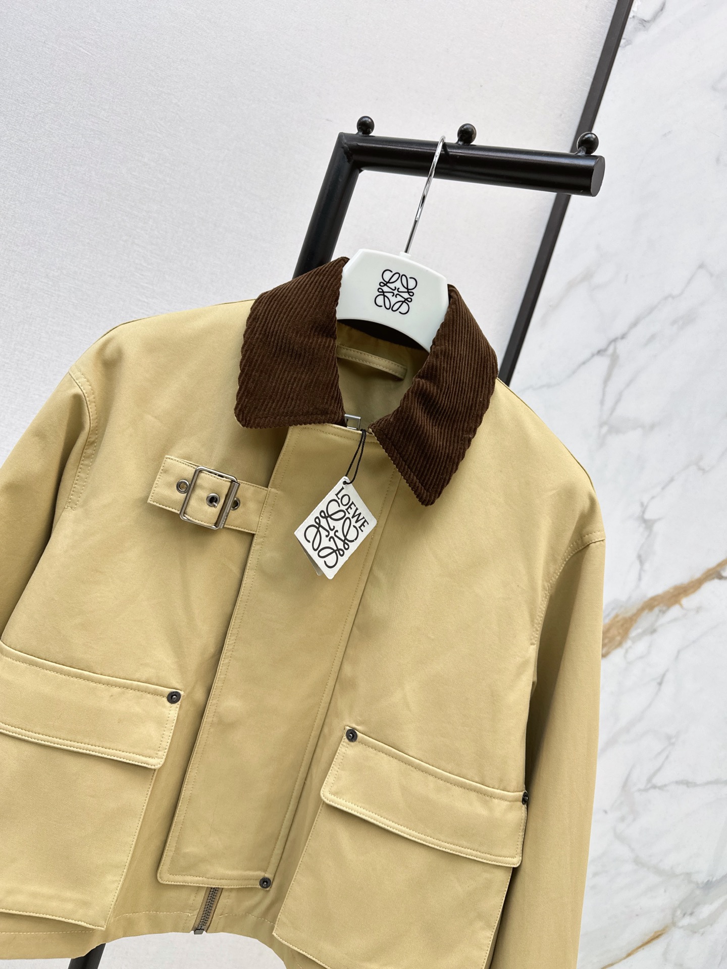 Loe 26fw zipper denim jacket