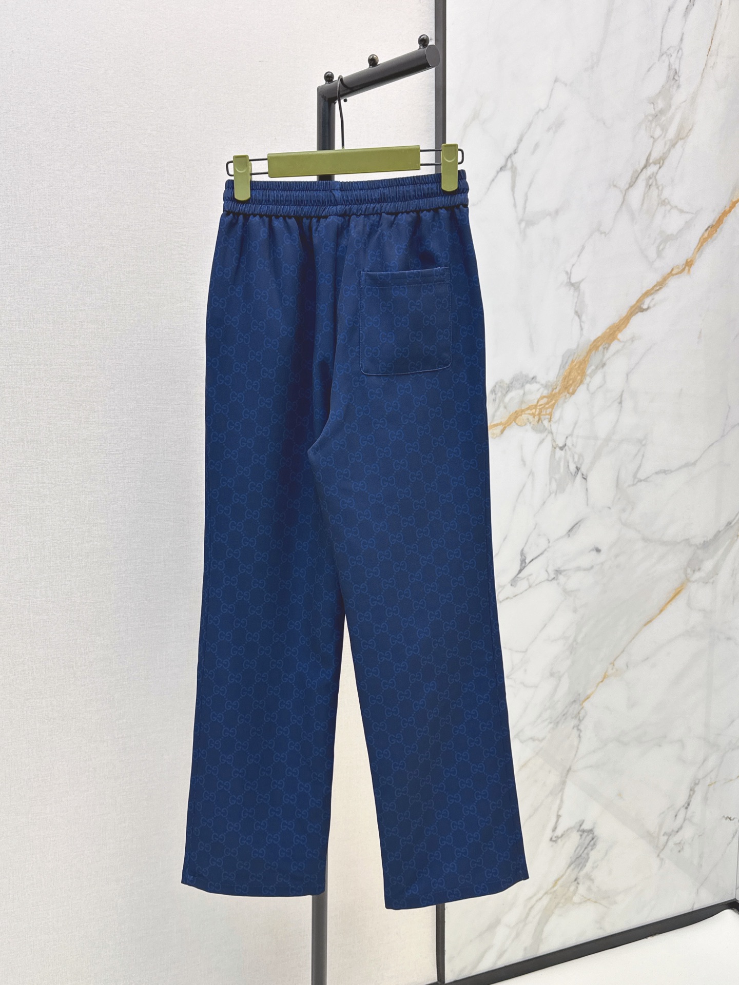 Guc 26fw jacquard wide-leg pants