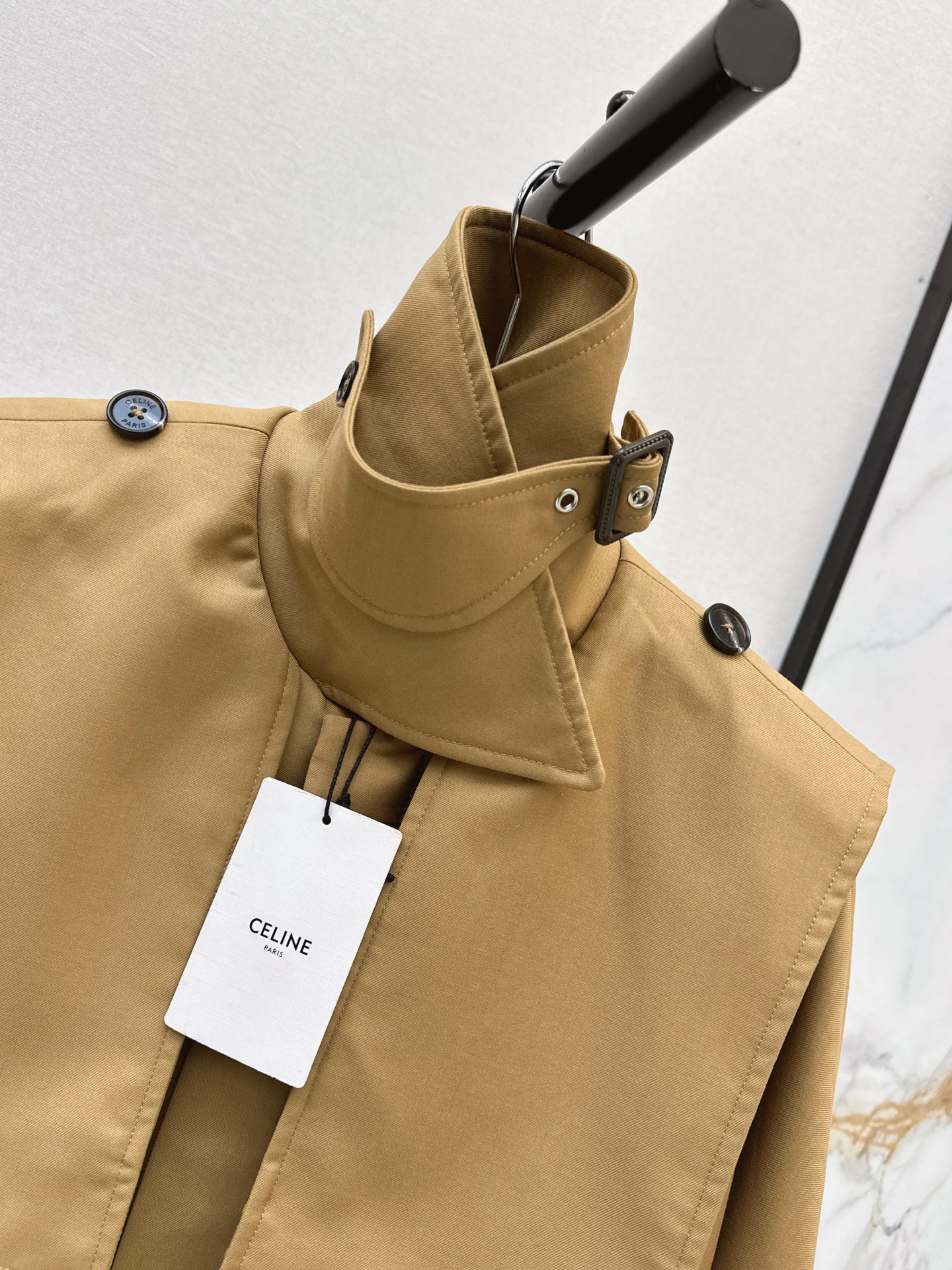Celi 26fw cropped trench coast
