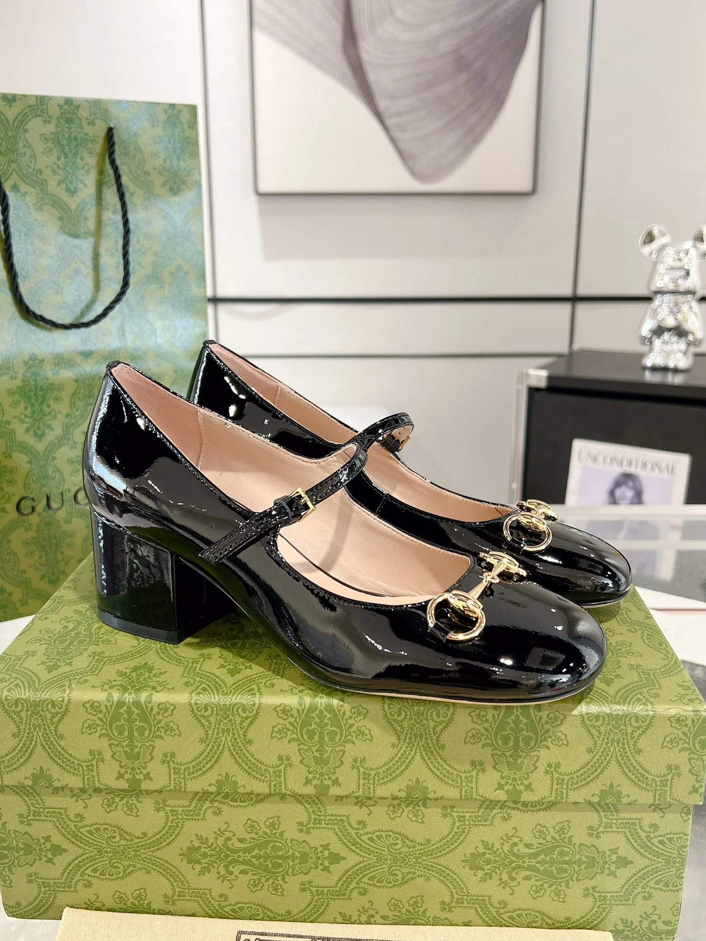 Gucc 26ss chunky heel
