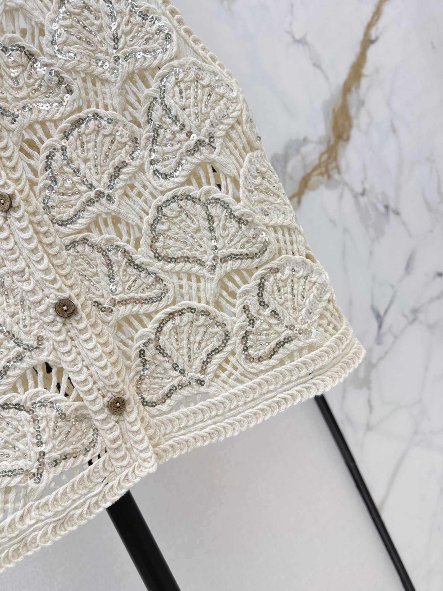 Brun 26ss crochet vest