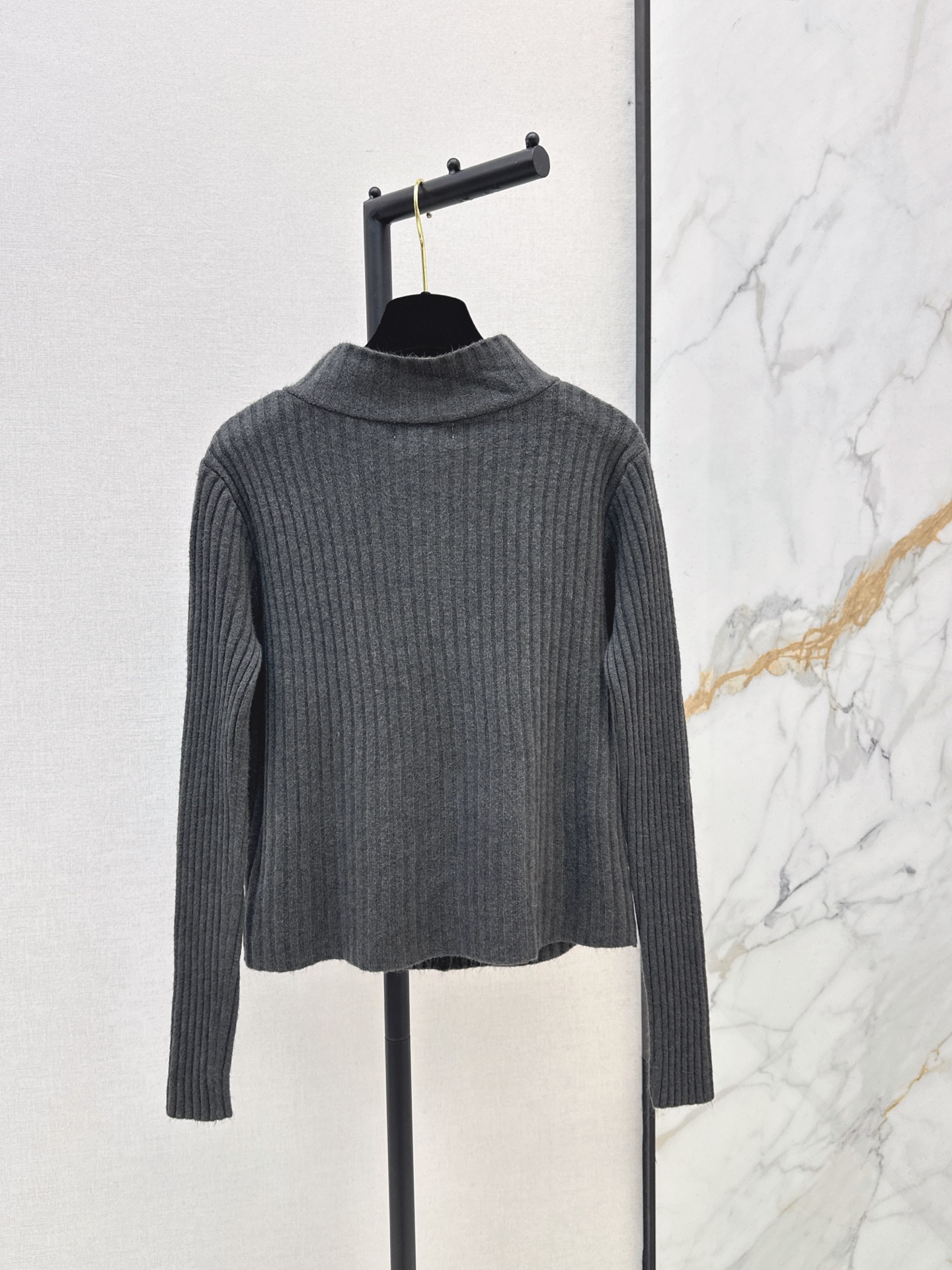 Chan 26fw slim-fit knit cardigan