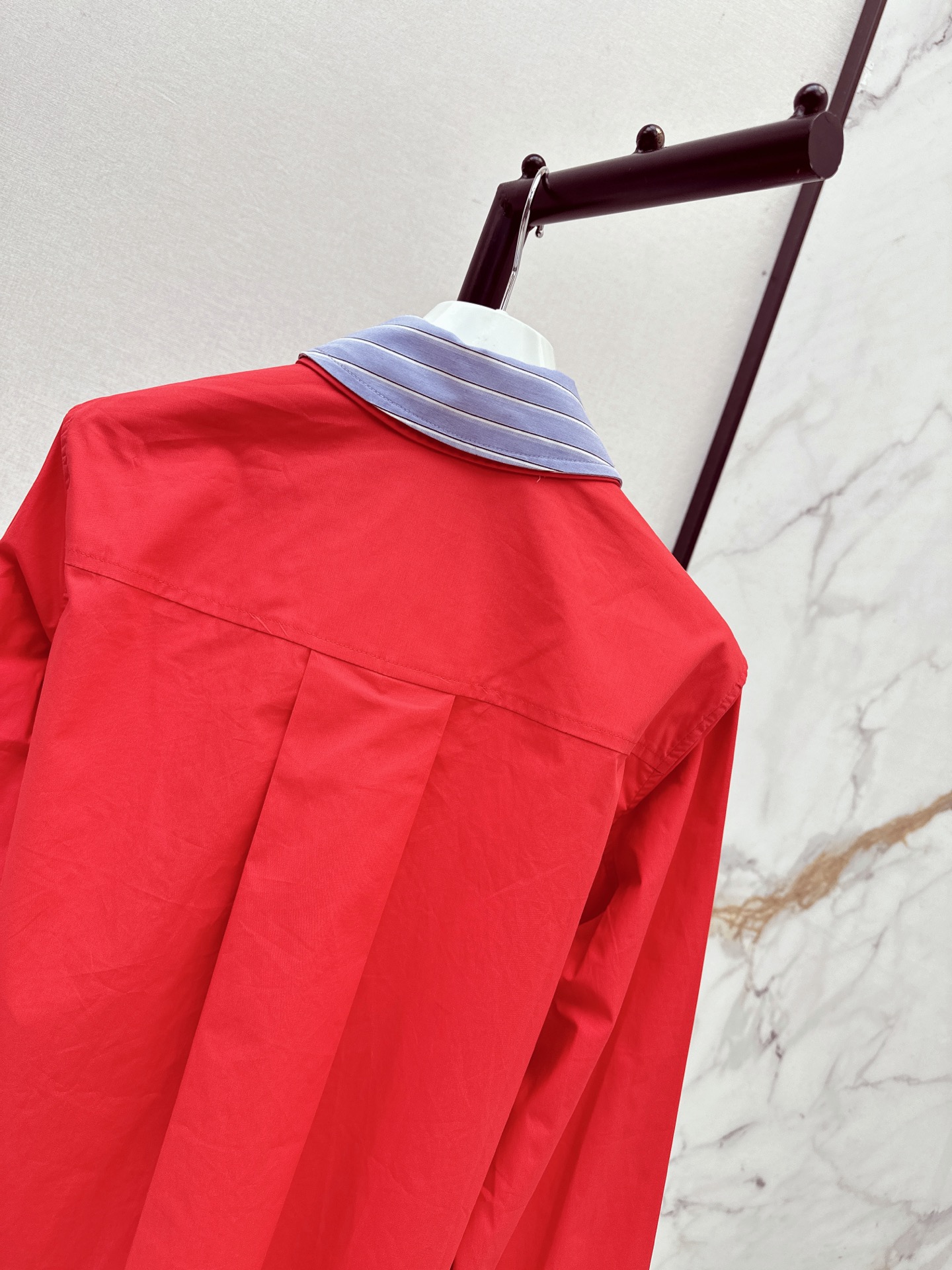 Loe 26fw contract collar shirt