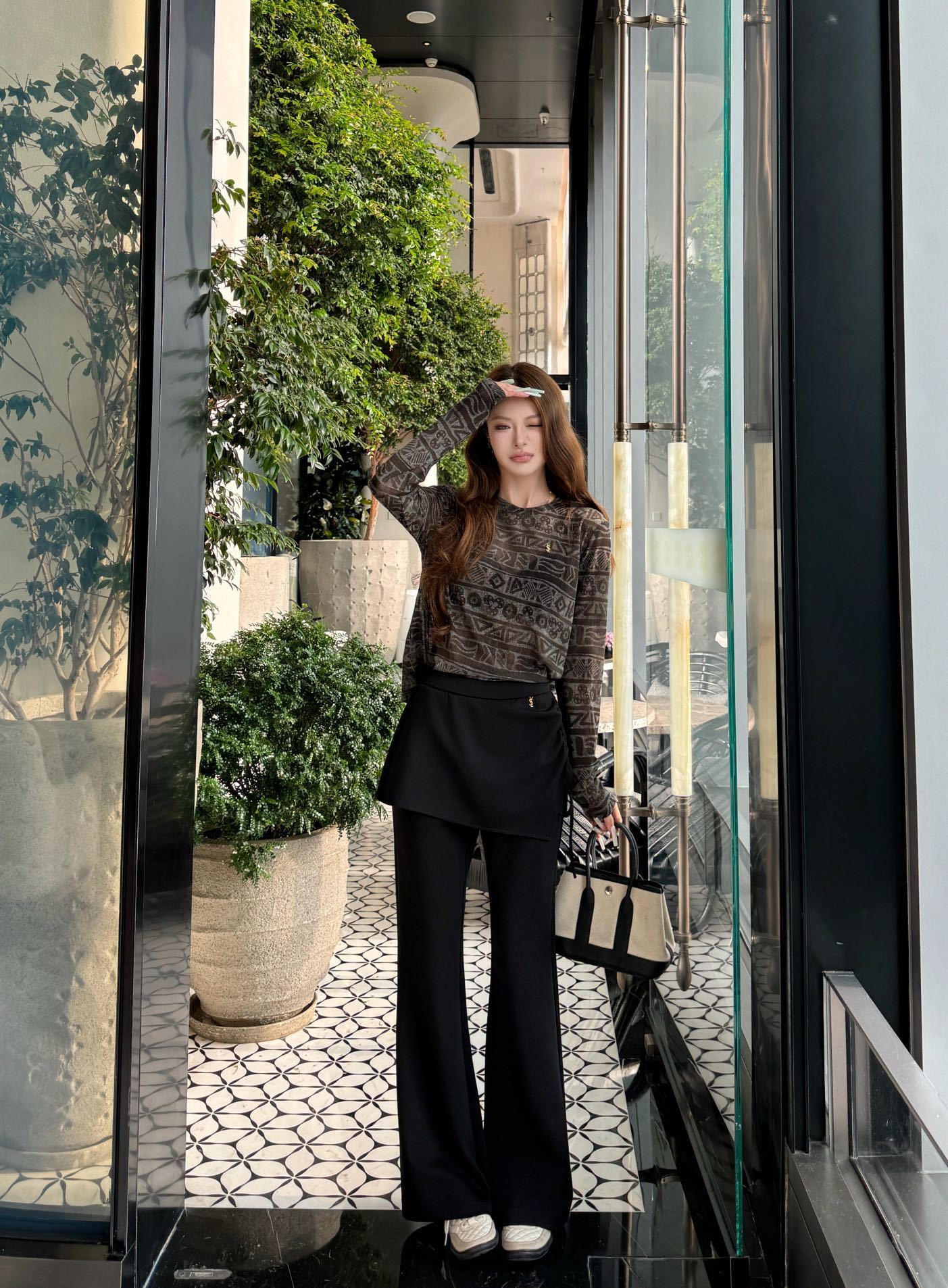 Sain 26fw print basic tee