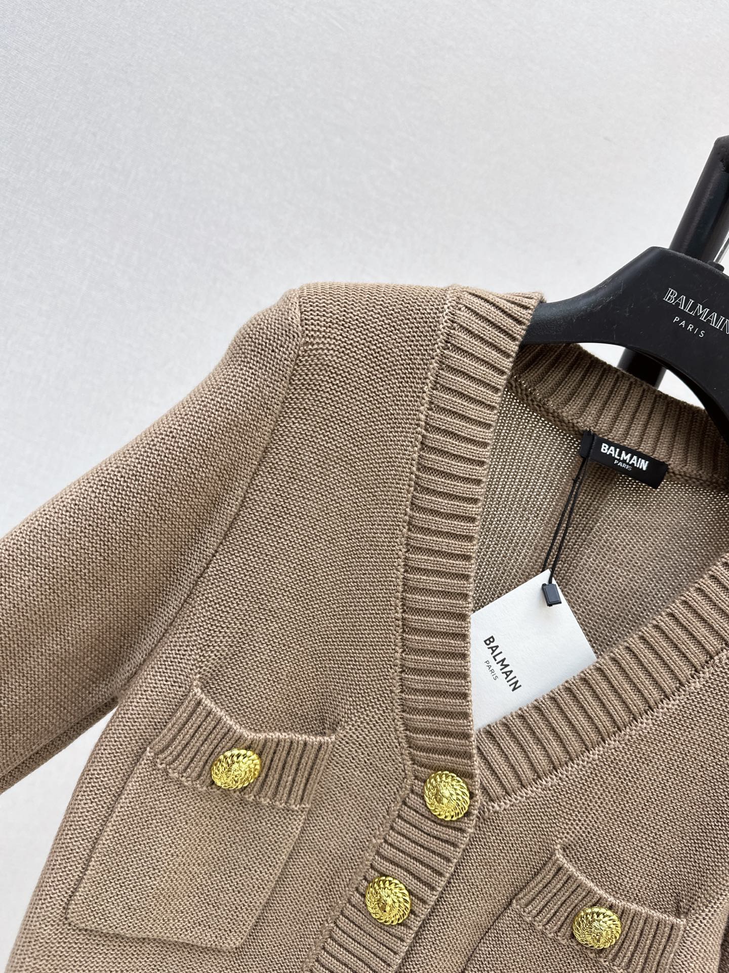 Bal 26fw knit cardigan