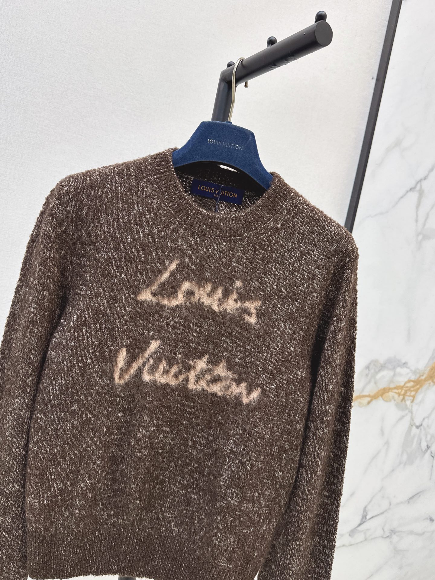 Loui 26fw intarsia knit sweater