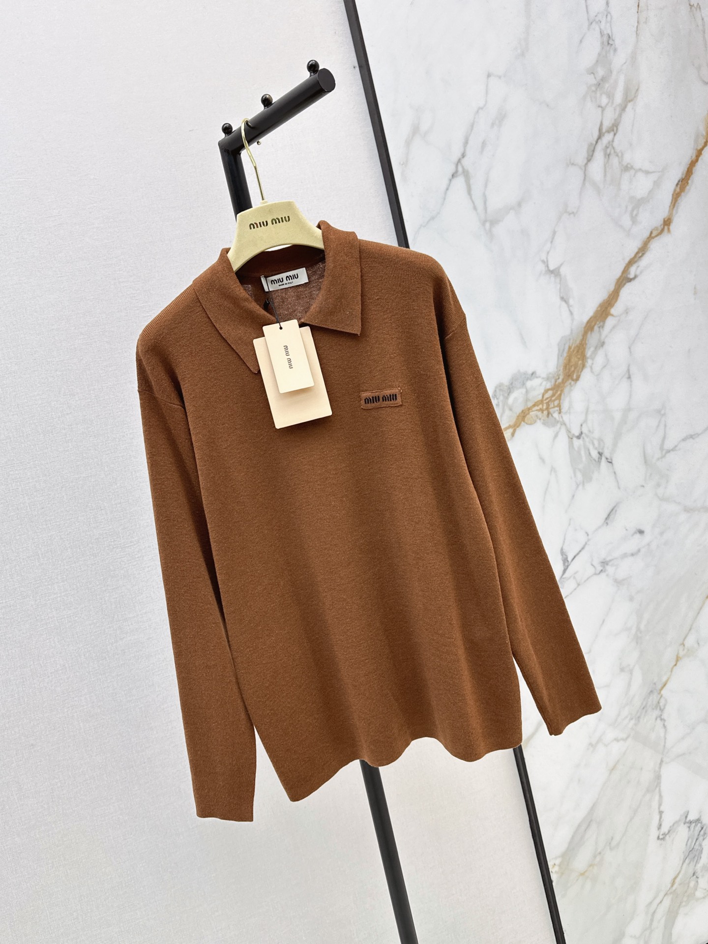 Miu 26fw polo knitwear