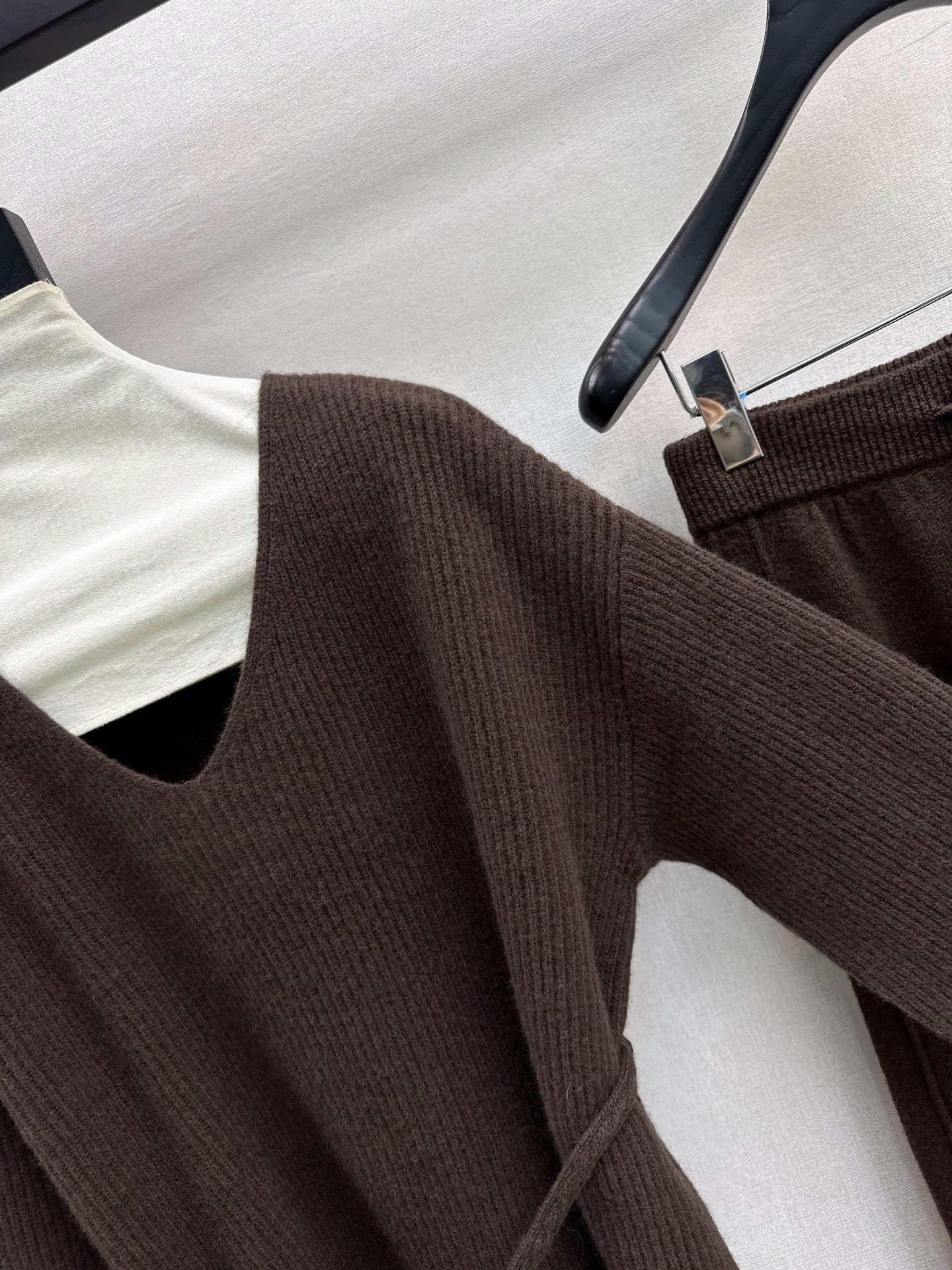 Brun 26fw wool sweater pants sets