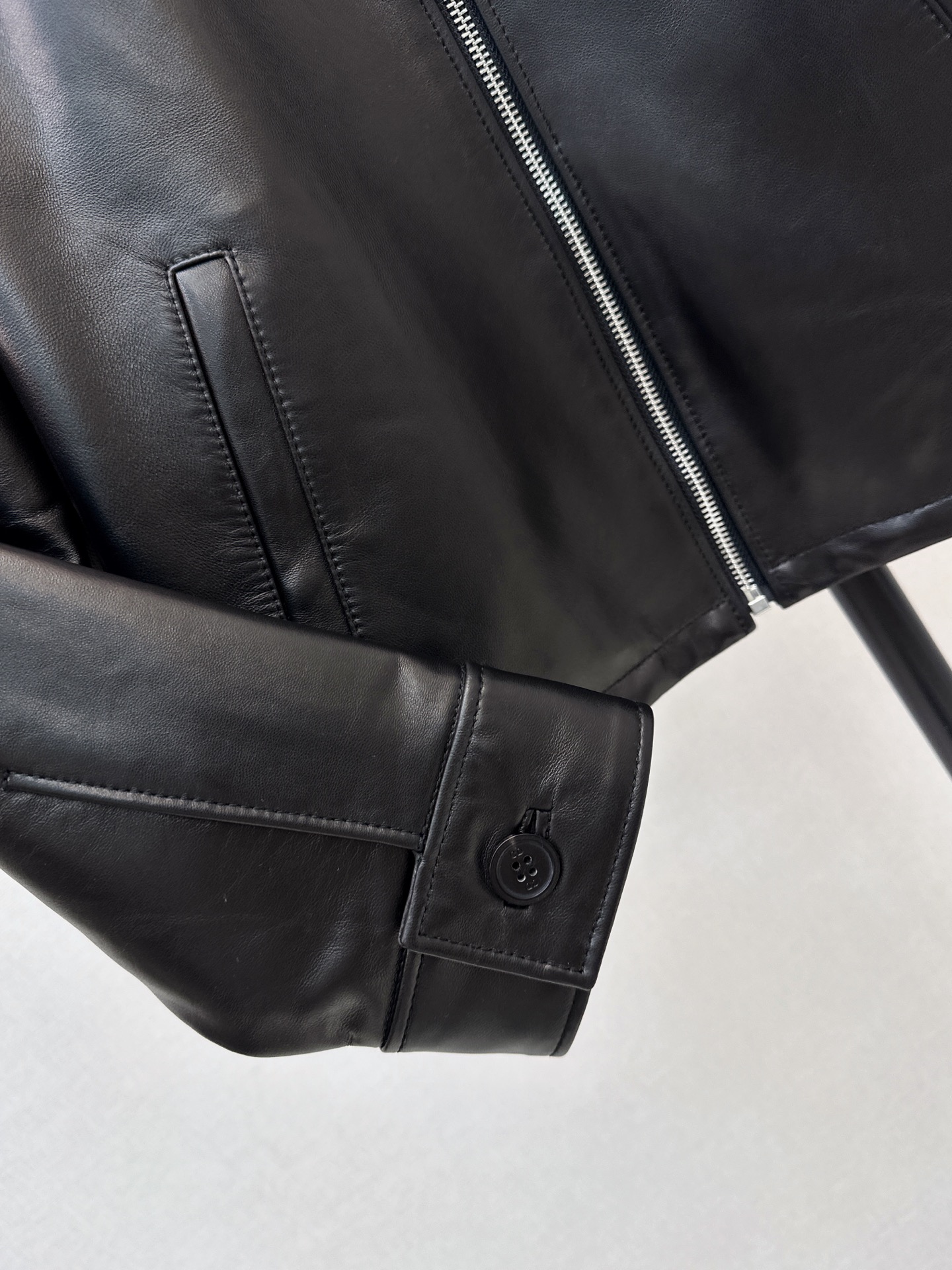 CD 26fw leather jacket