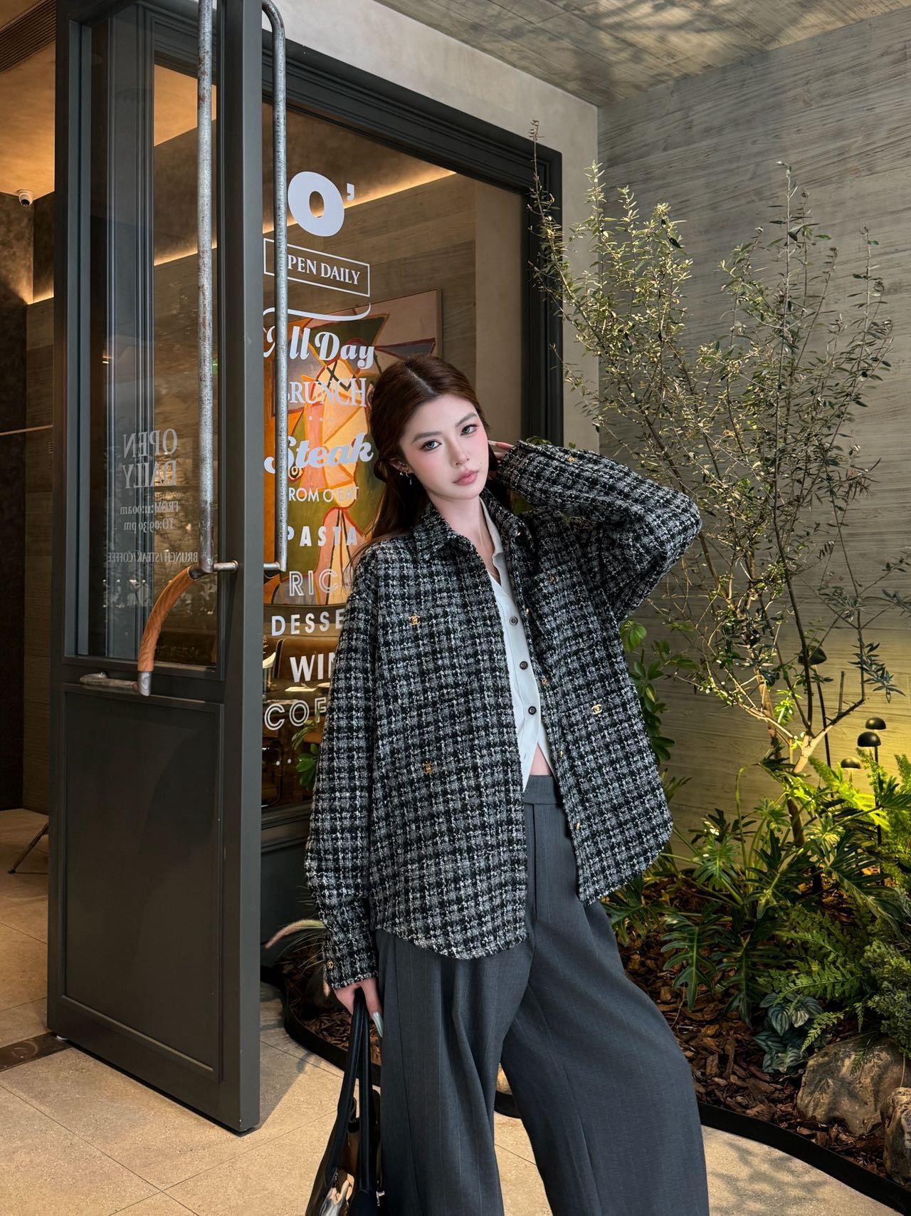 Chan 26fw woven shirt jacket
