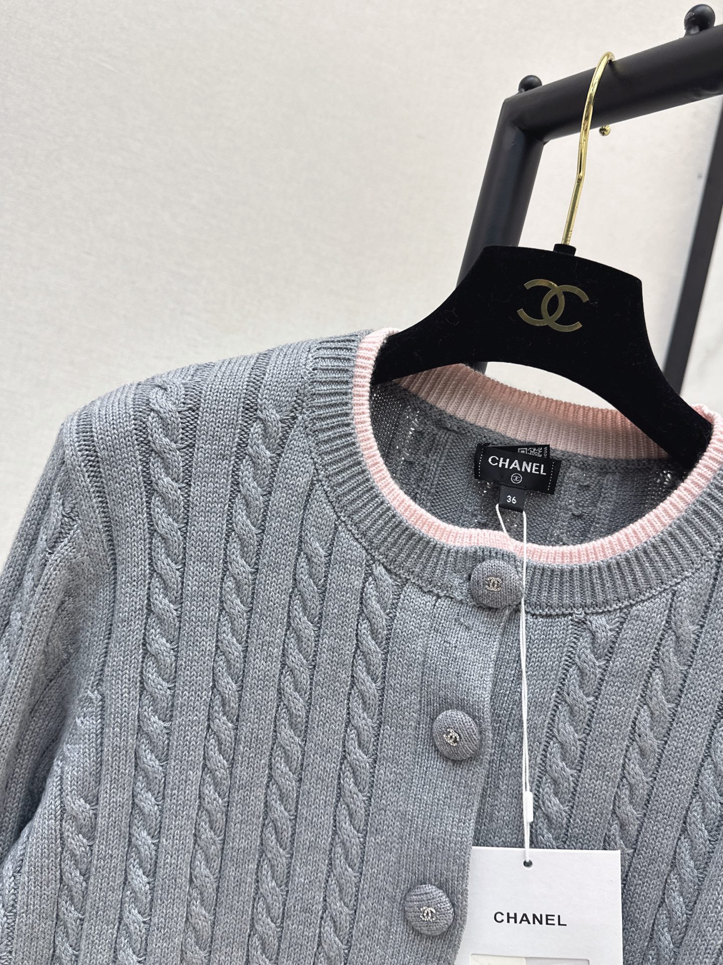Chan 26fw ceble knit cardigan
