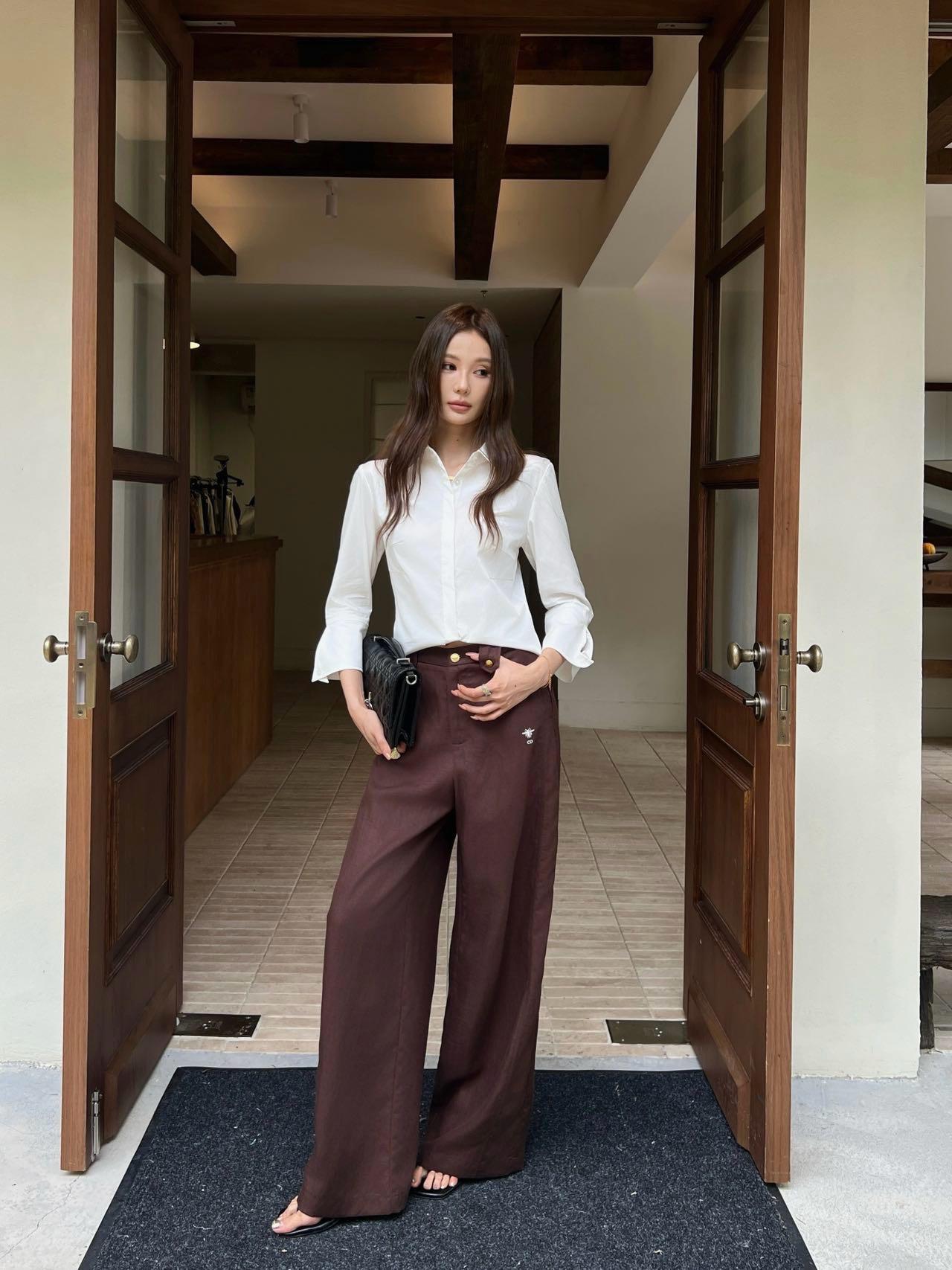 CD 26fw wide-leg pants