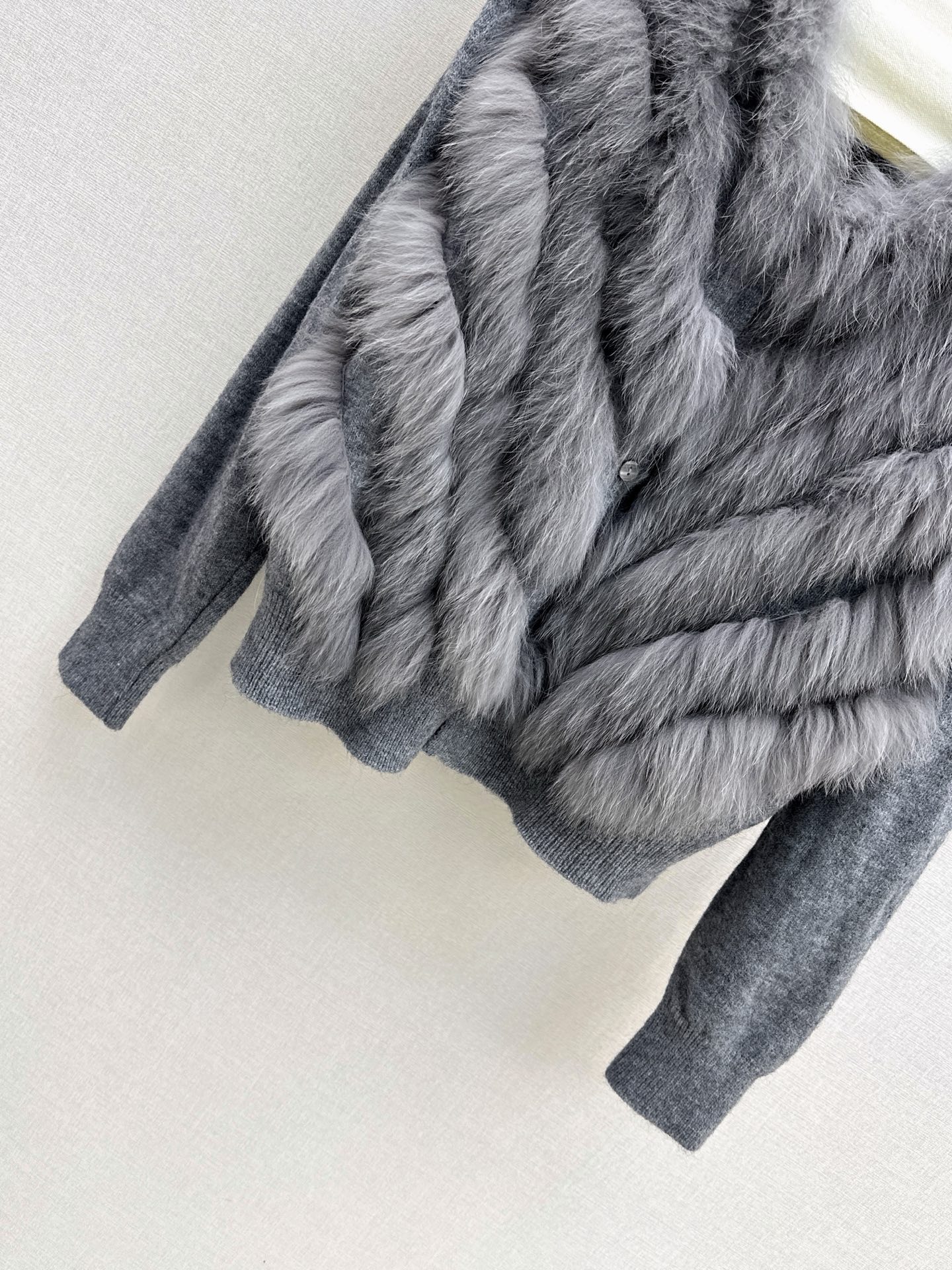 Fen 26fw wool knit jacket